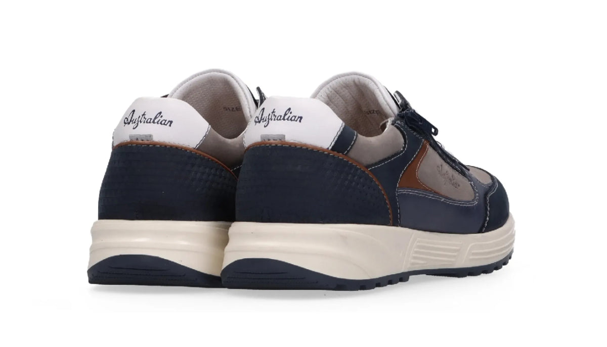 AUSTRALIAN Australian Footwear Hawker Blue Grey wijdte H herenschoenen