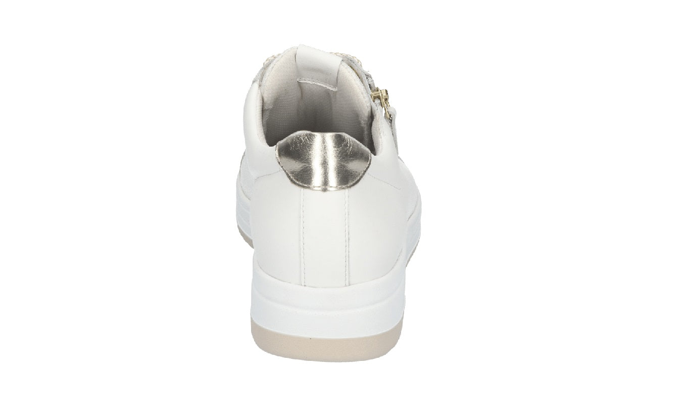 Durea 6291/688 wijdte K damesschoenen in wit met comfortabele pasvorm