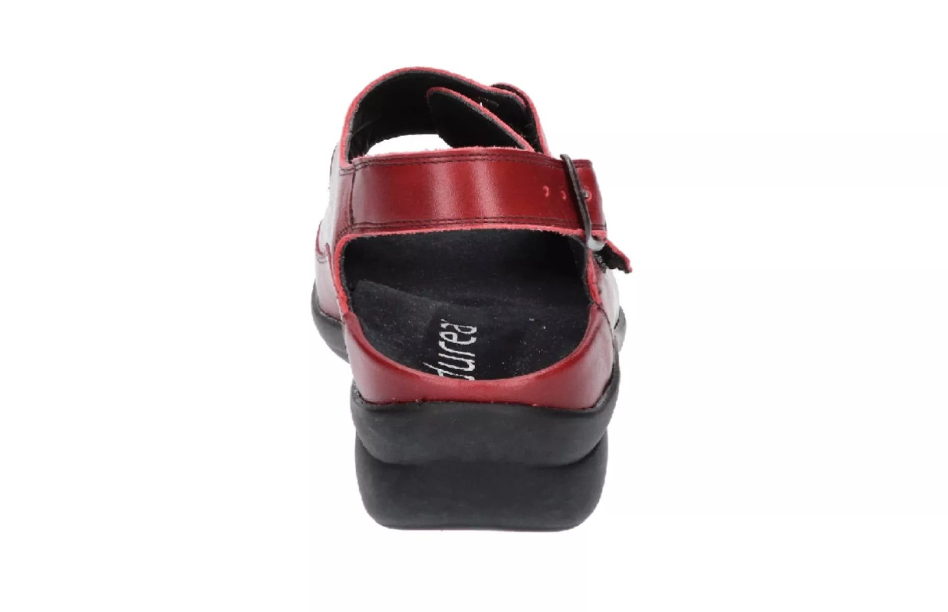 Durea 7178 damessandalen rood achterkant