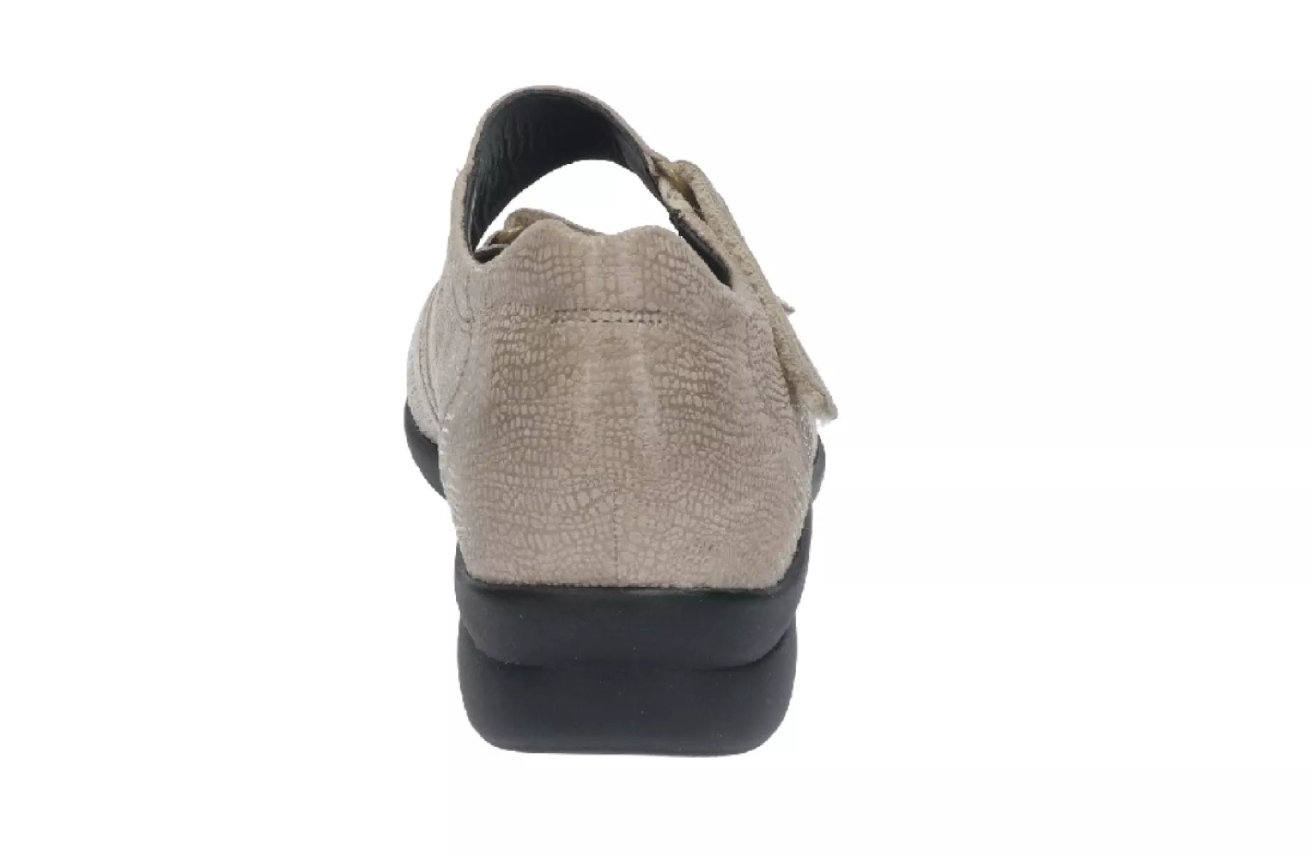Durea 7395 damessandalen taupe achterkant