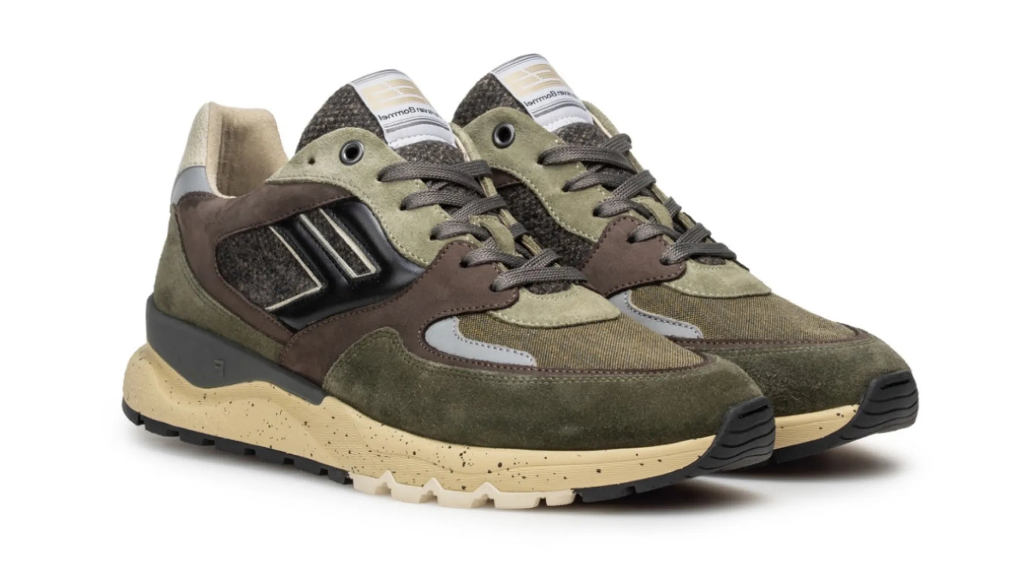 VAN BOMMEL FLORIS VAN BOMMEL SFM-10154-51-03 Green de Treener herenschoenen