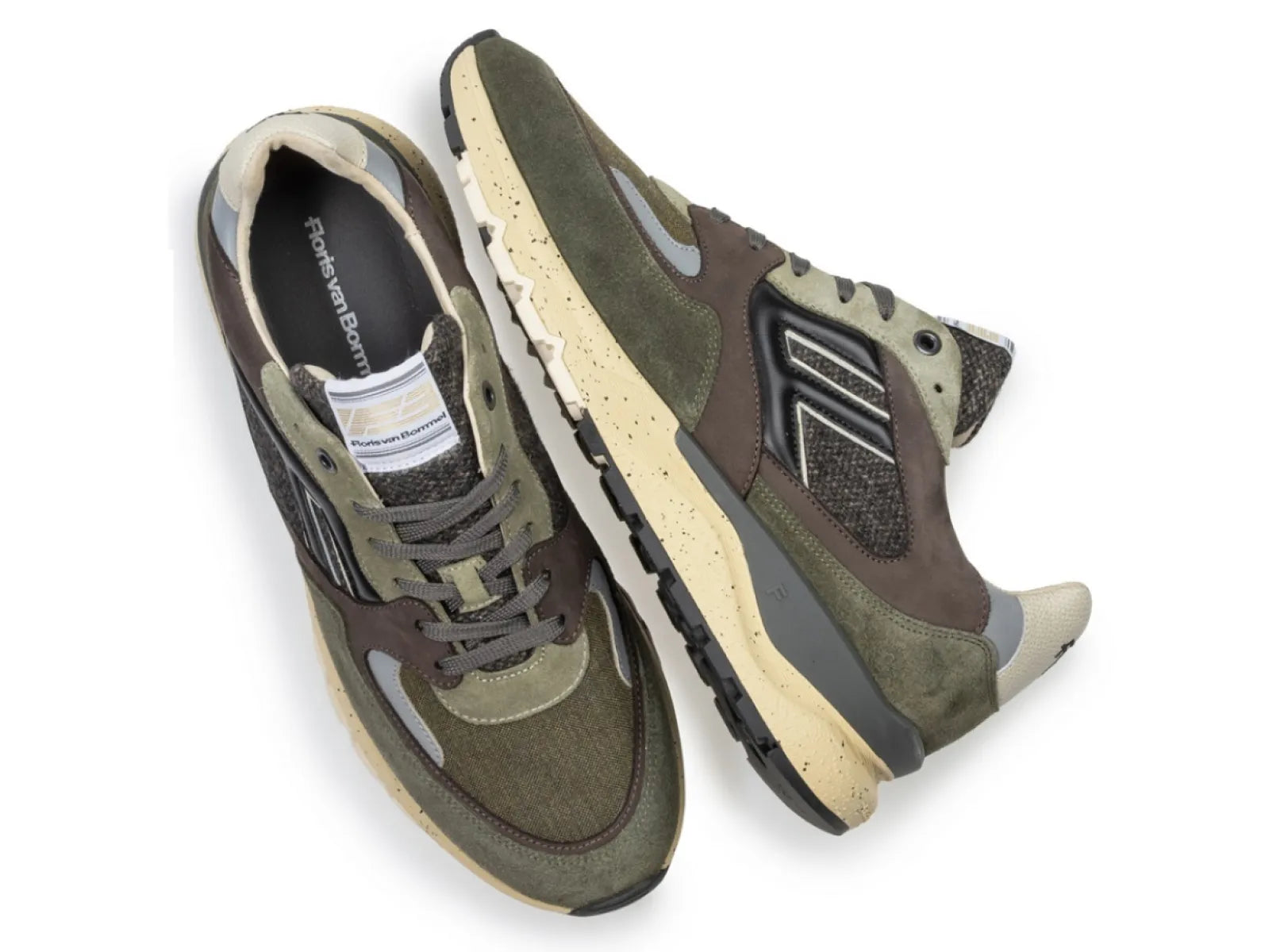 VAN BOMMEL FLORIS VAN BOMMEL SFM-10154-51-03 Green de Treener herenschoenen
