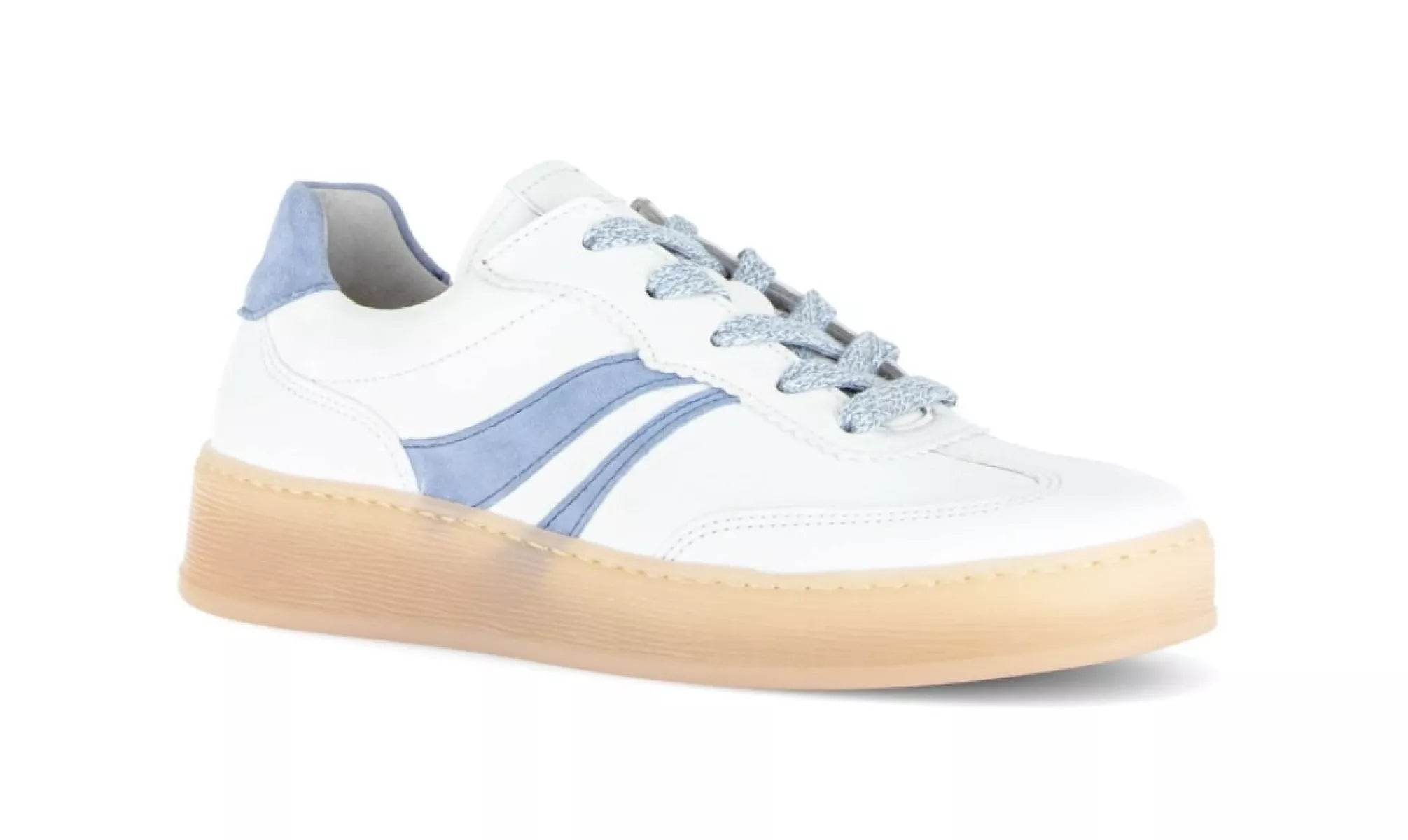 Gabor damessneakers 86.475.21 latte azur zijkant
