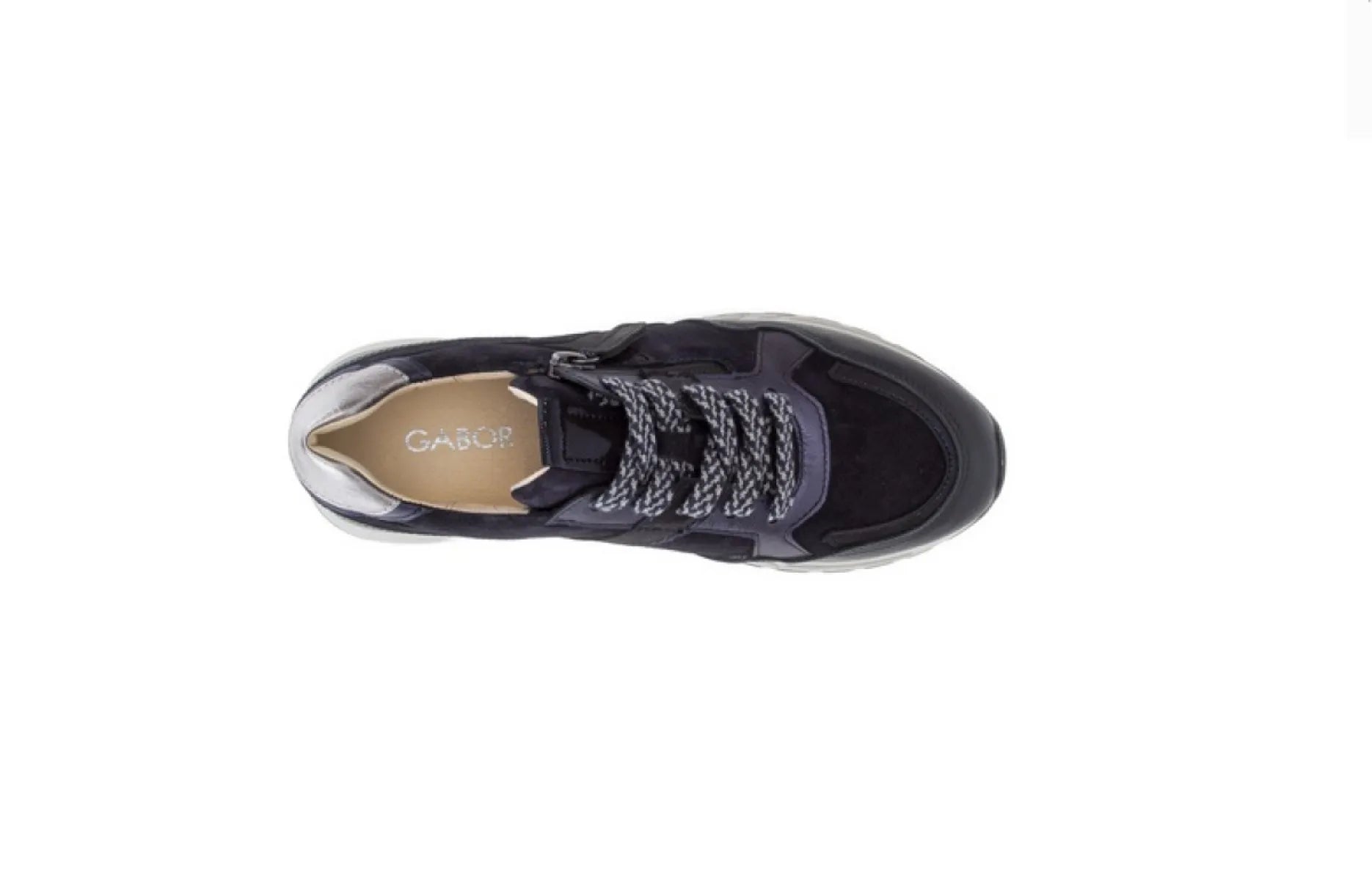 GABOR GABOR 6023.01.002 Blauw leer en nubuck damesschoenen