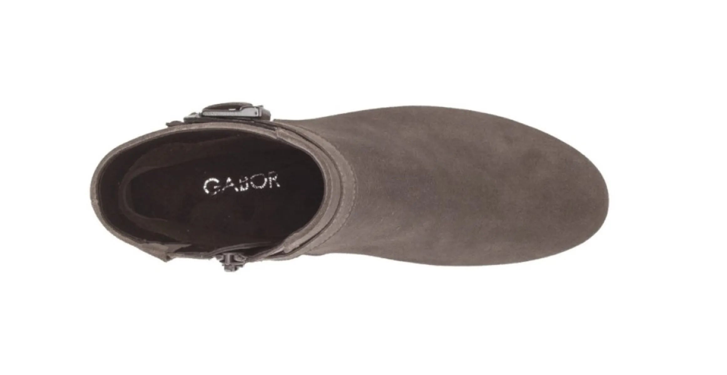 GABOR GABOR 8031.01.006 Taupe suede enkellaarzen