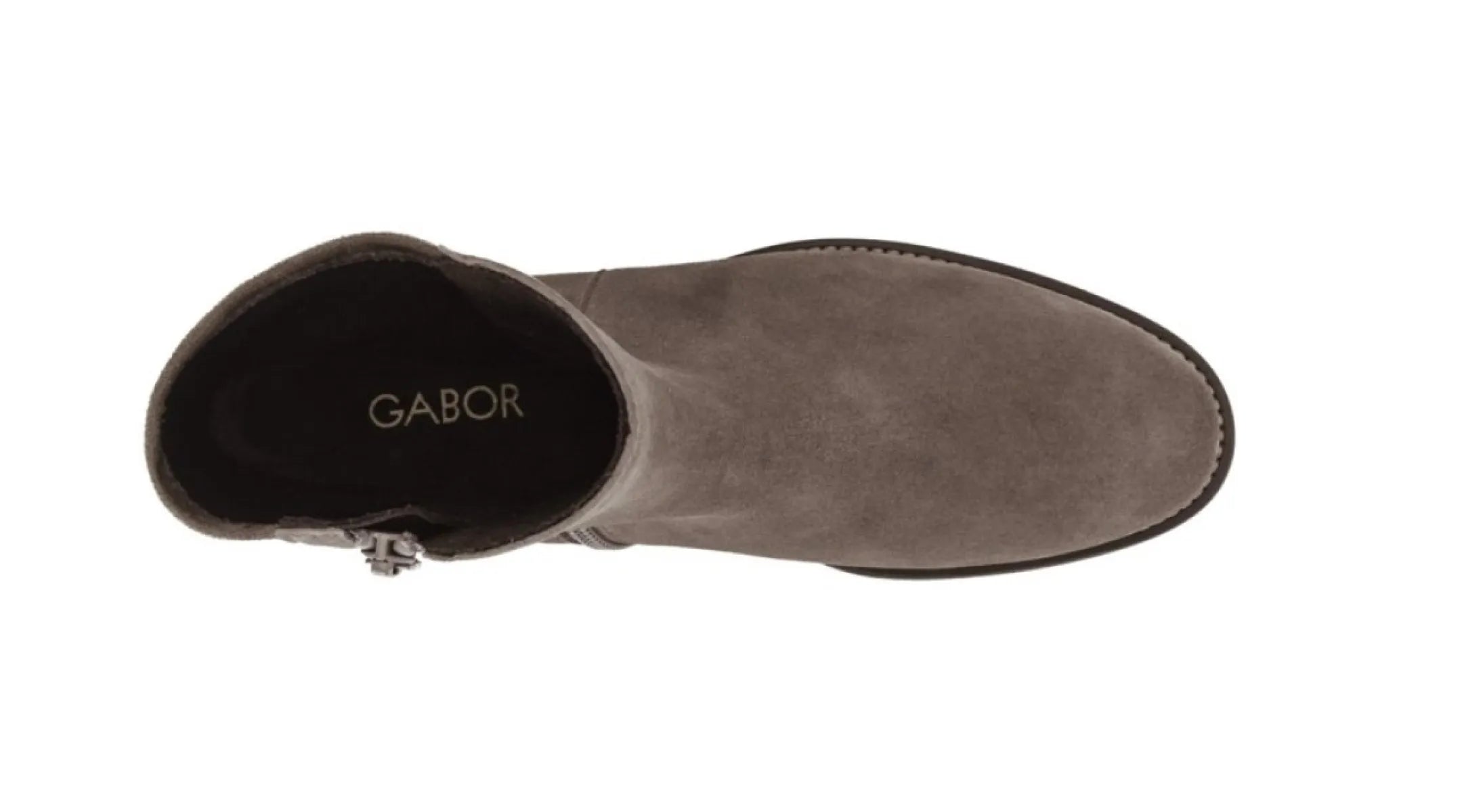 GABOR GABOR 8035.05.005 Mohair suede enkellaarzen met uitneembaar voetbed