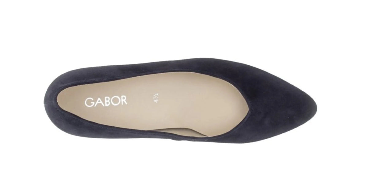 GABOR GABOR 81.431.16 Blauw suede pumps