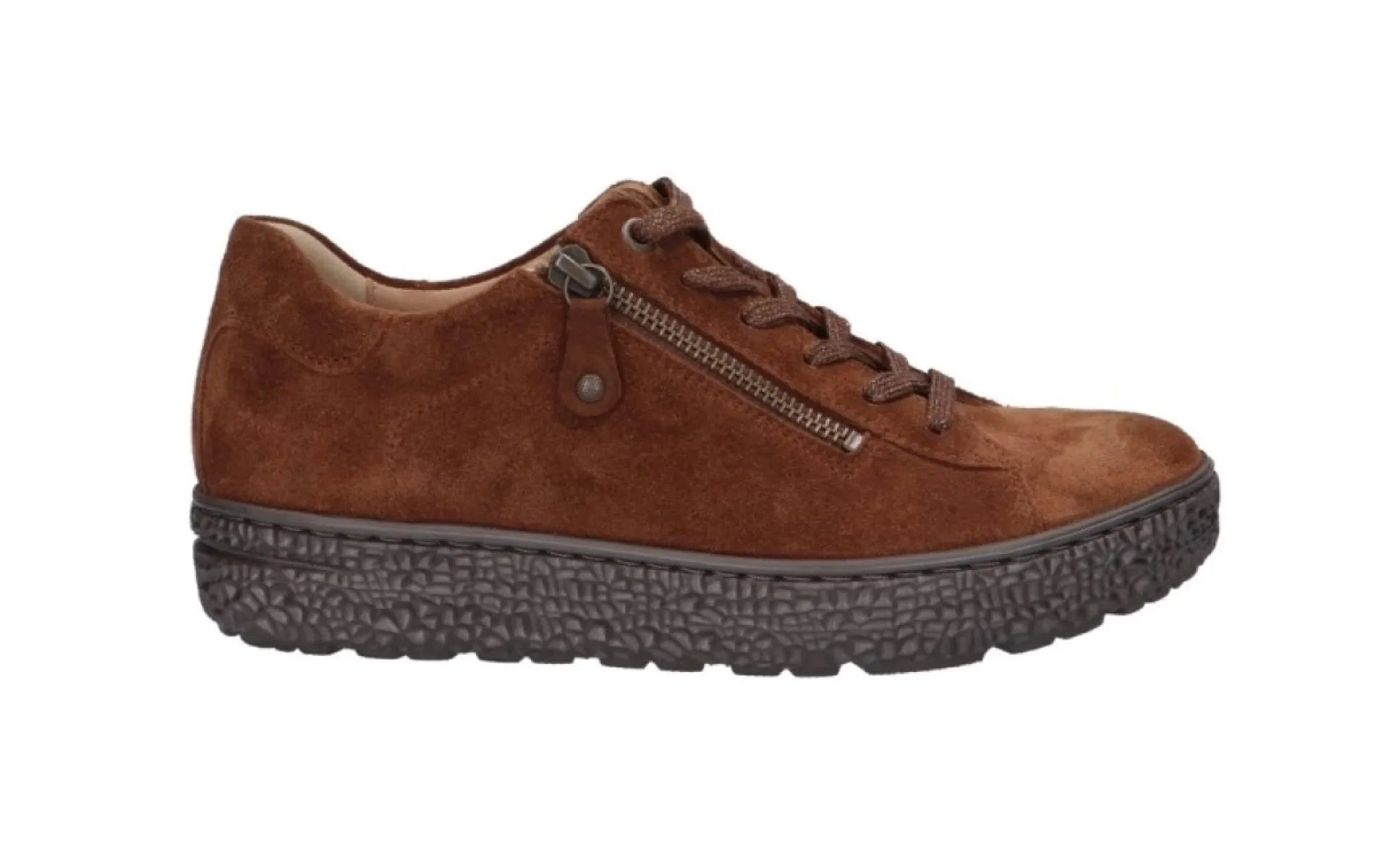 HARTJES HARTJES Phil Shoe 162.1401 30 53.00 Cognac Suede damesschoenen