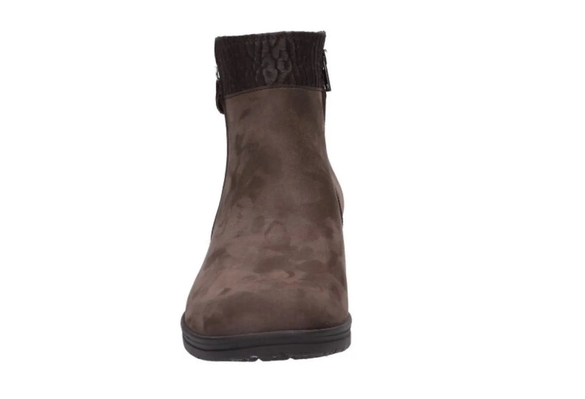 HARTJES HARTJES 172.0247 /24 14.77 Stone nubuck enkellaarzen wijdte H