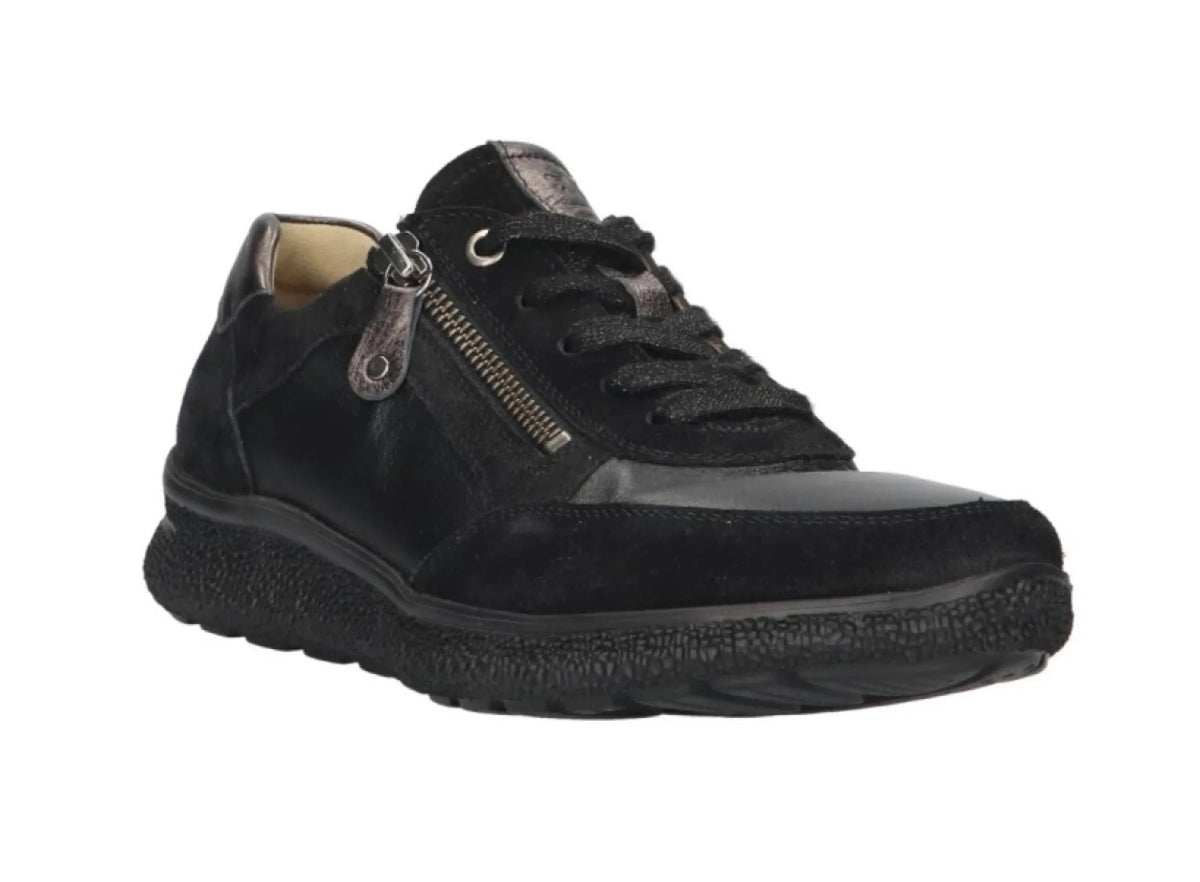 HARTJES HARTJES 162.1617 Rap Shoe Zwart wijdte K breed model