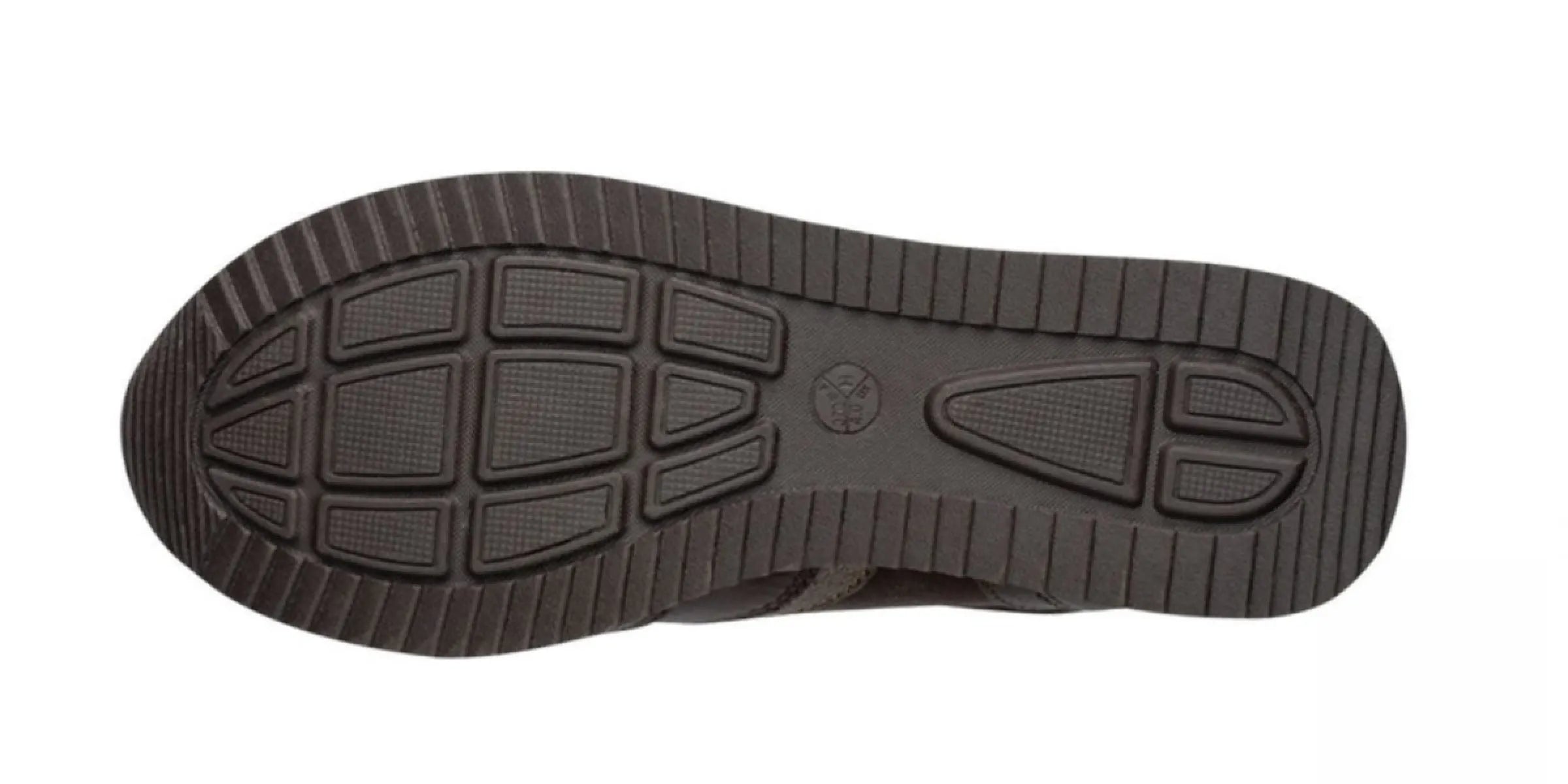 JANA JANA 23774-43 Mocca Bruine damesschoenen met rits- en vetersluiting