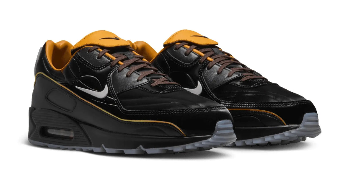 NIKE NIKE AIR MAX 90 SE IR5903-010 Mercurial Vapor Black White Gold