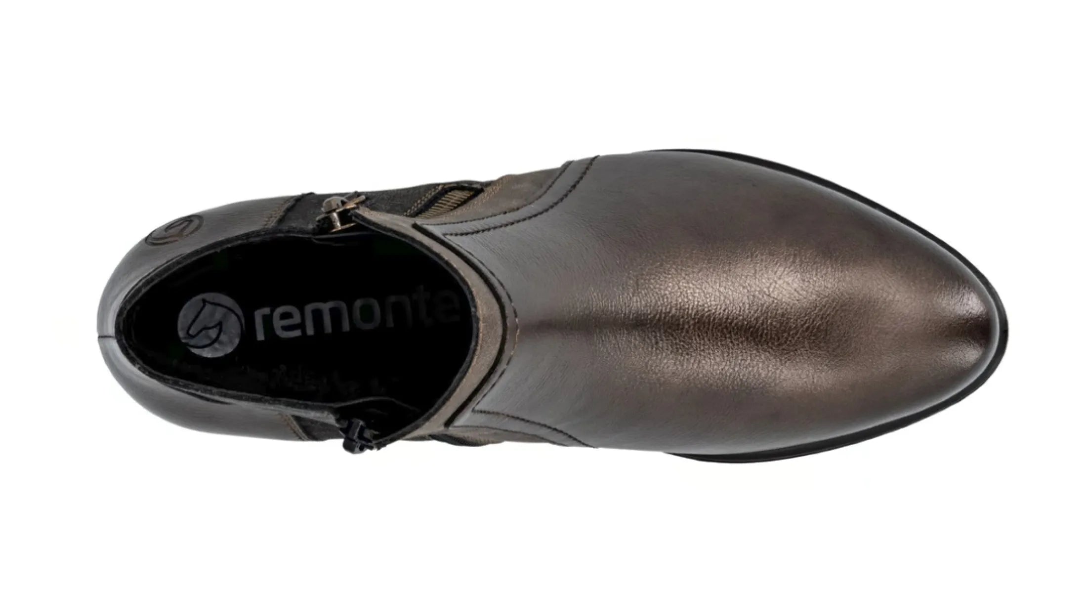 REMONTE REMONTE R5172-90 Brons Metallic enkellaarzen