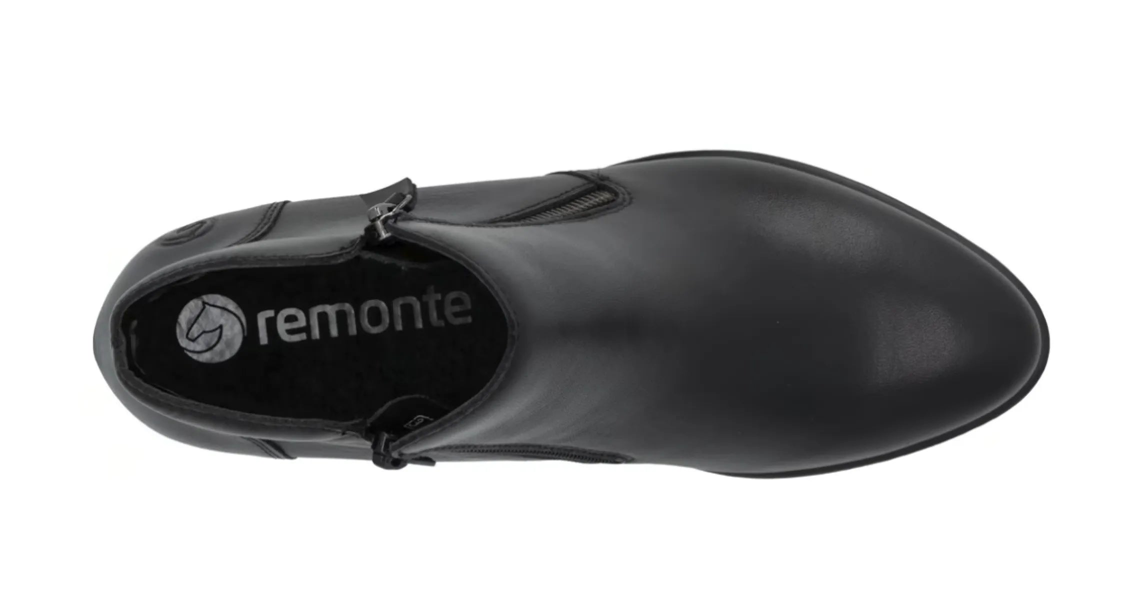 REMONTE REMONTE R5190-00 Zwart leren enkellaarzen