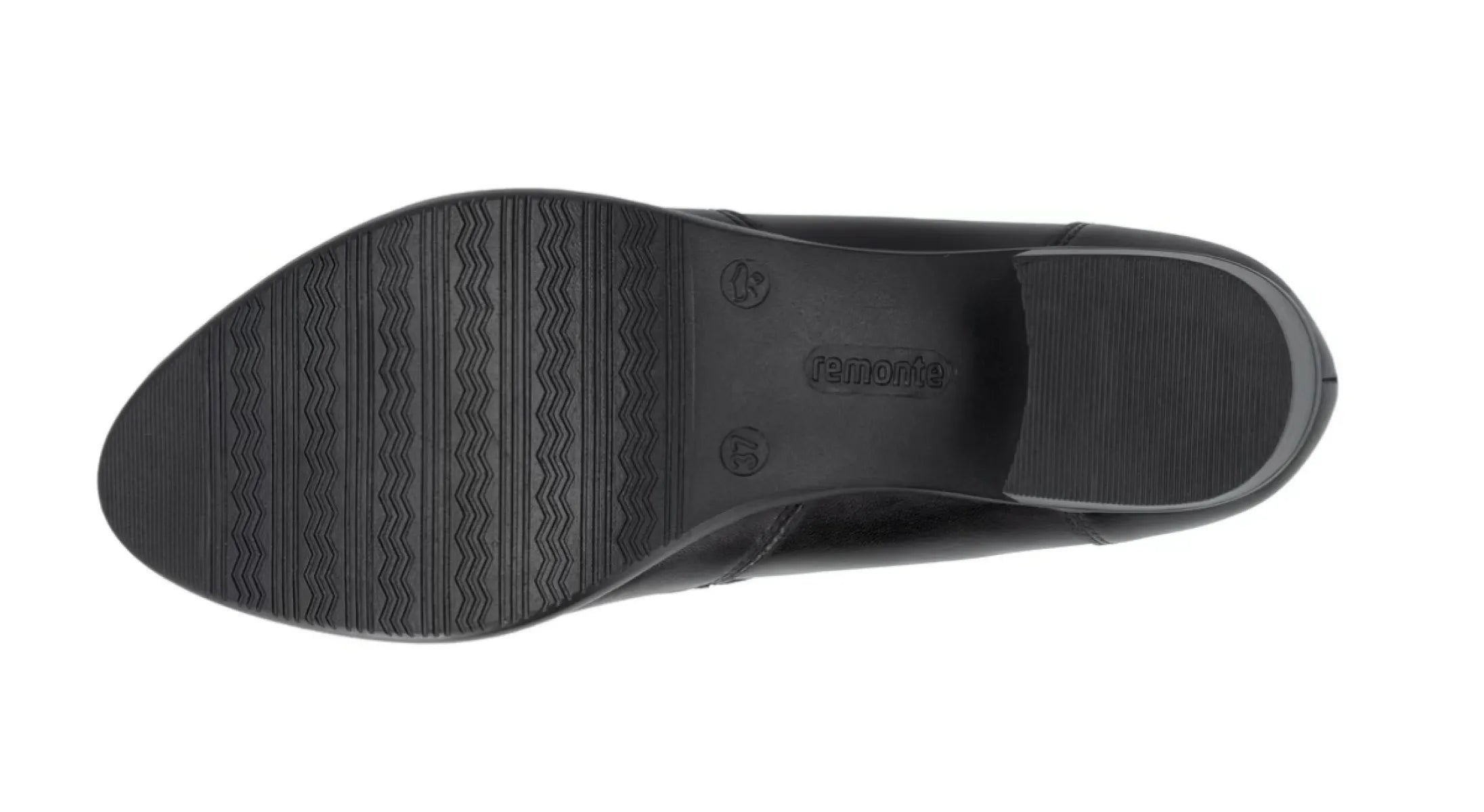 REMONTE REMONTE R5190-00 Zwart leren enkellaarzen