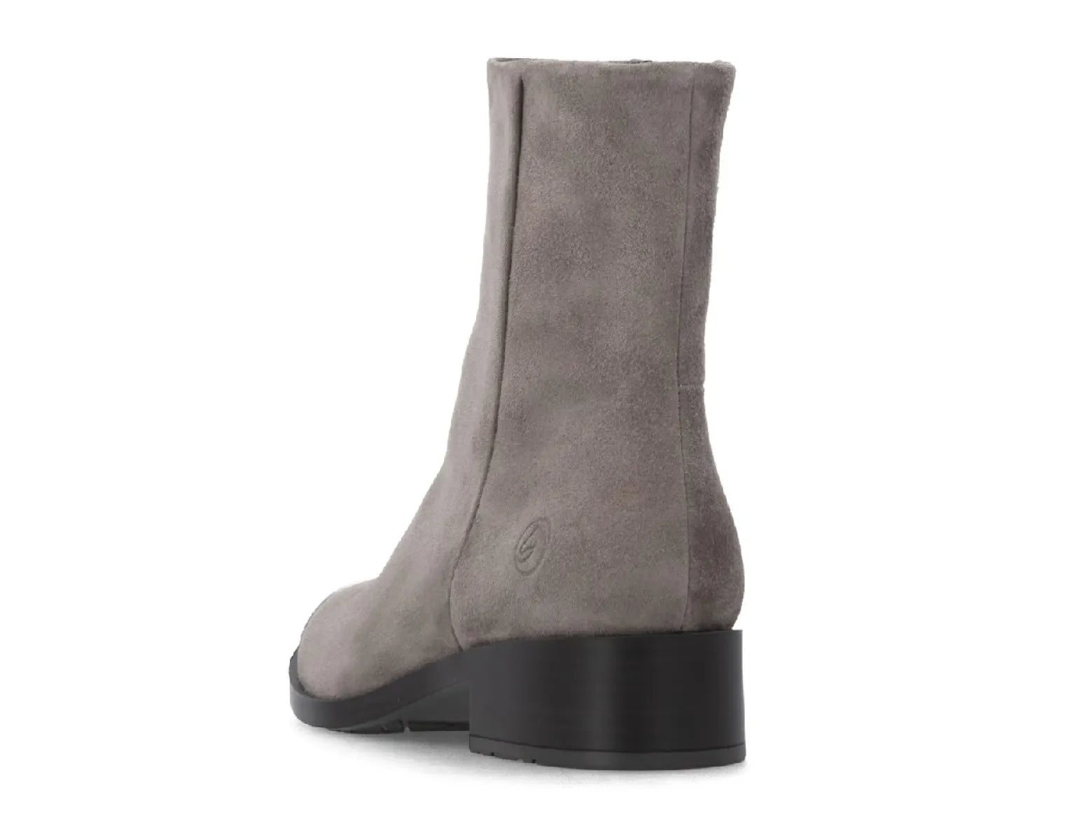 REMONTE REMONTE D3U73-42 Grijs suede enkellaarzen met uitneembaar voetbed