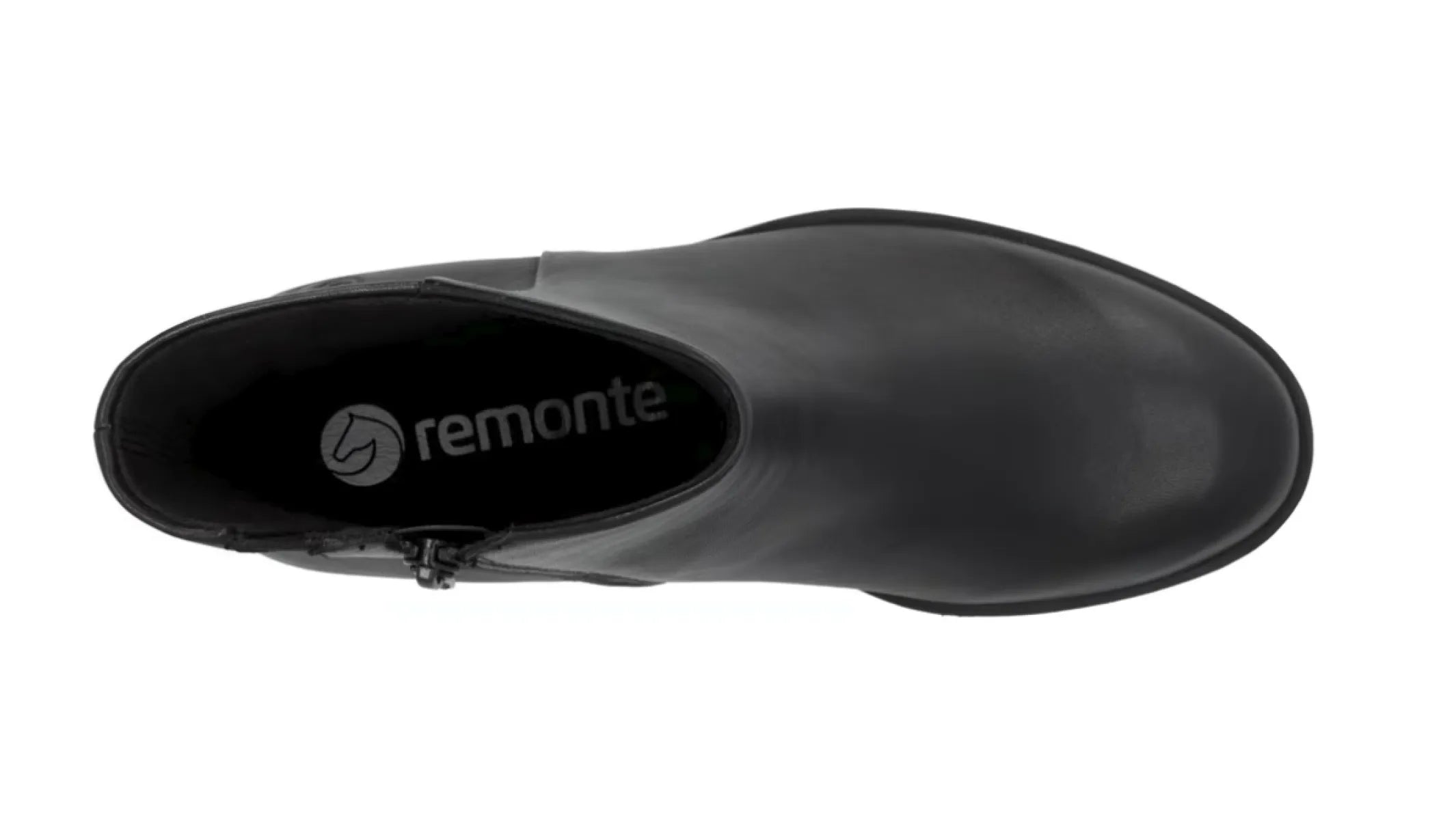 REMONTE REMONTE D3U73-00 Zwart leren enkellaarzen