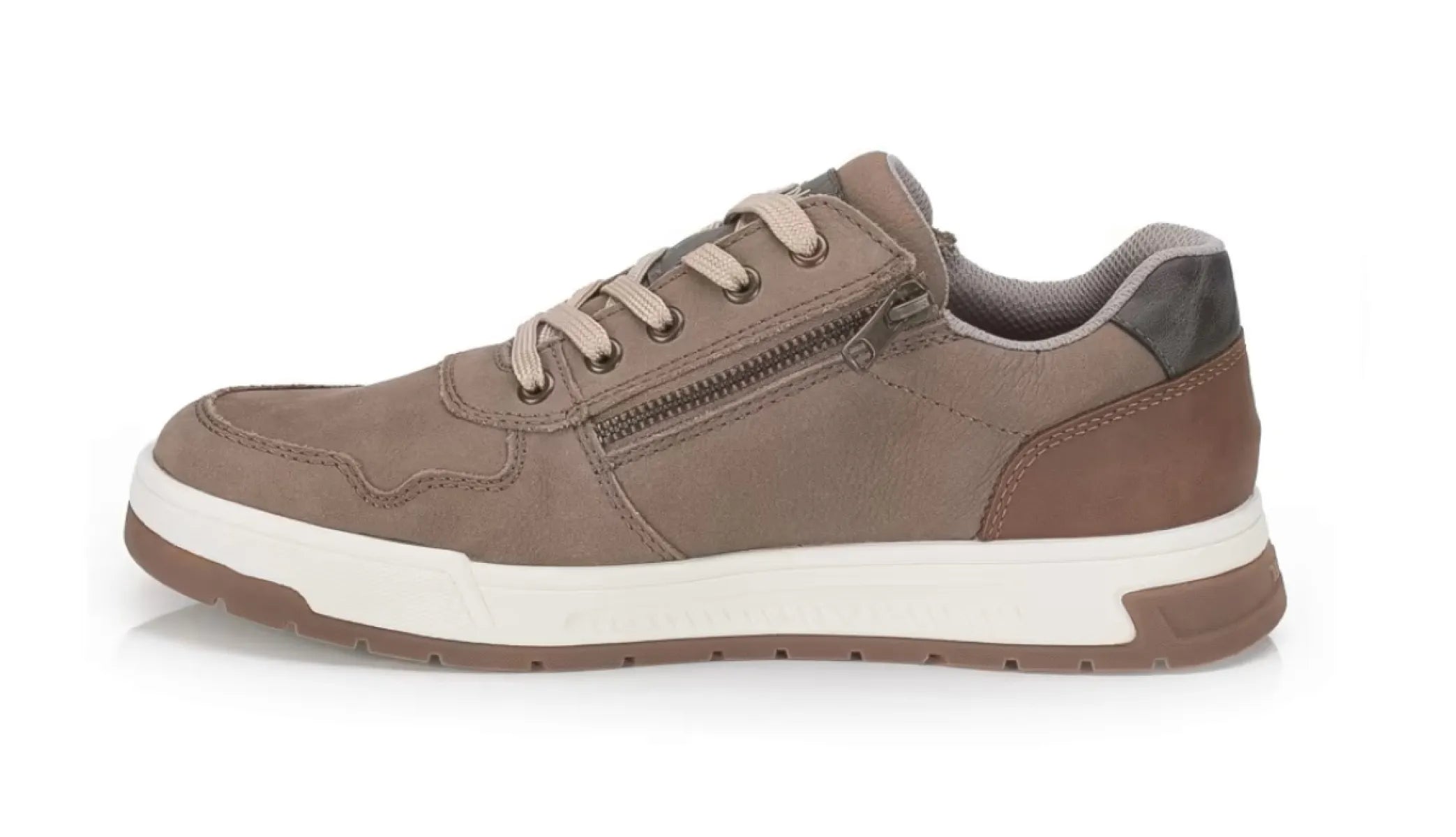RIEKER 36024-64 beige herenschoenen uitneembaar voetbed