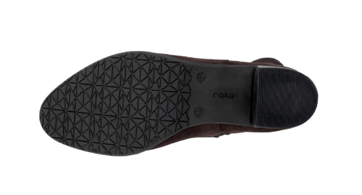 RIEKER Rieker Y2050-25 Bruin Knielaarzen met stretch