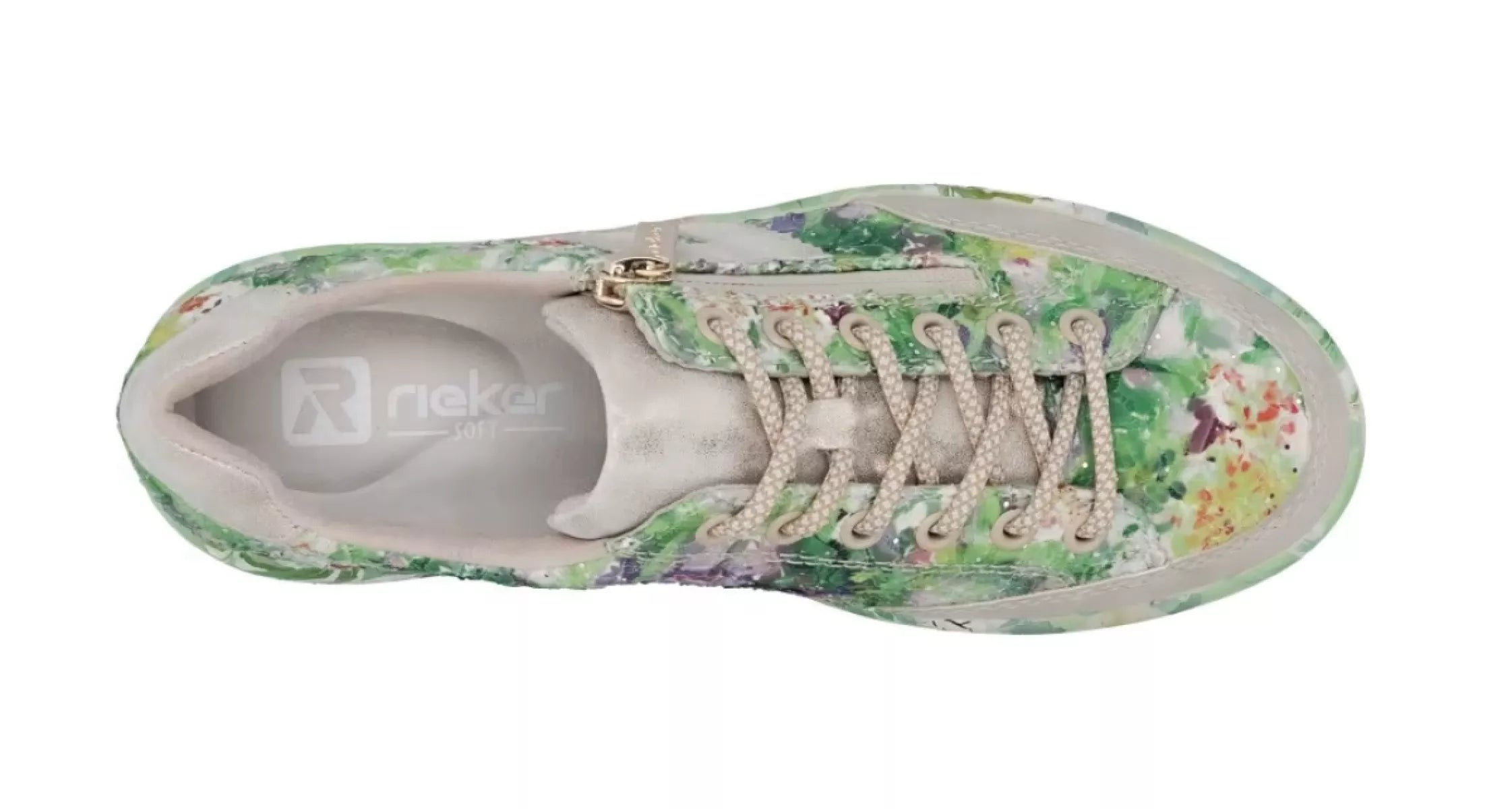 Rieker damesschoenen 7711-91 groen multi
