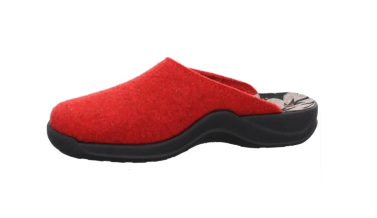 ROHDE ROHDE 2309/43 Cherry Rood damespantoffels
