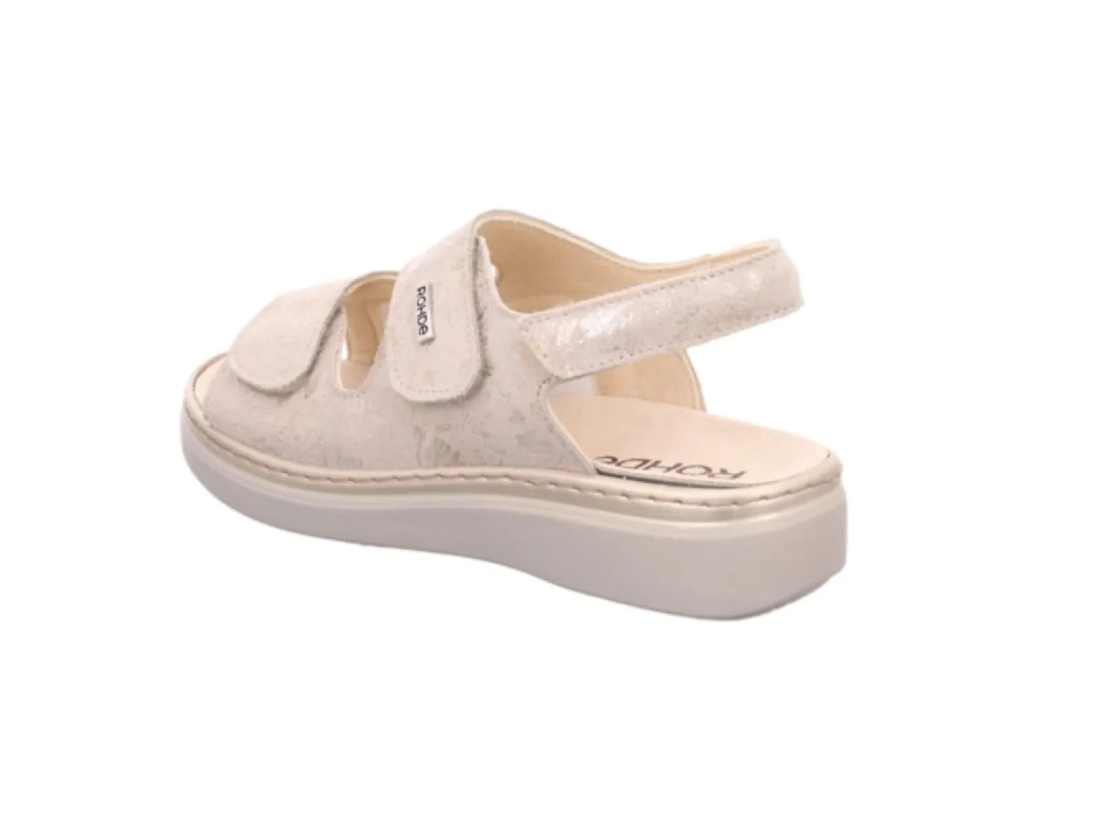 ROHDE 5227/12 damessandalen stretch en nubuck