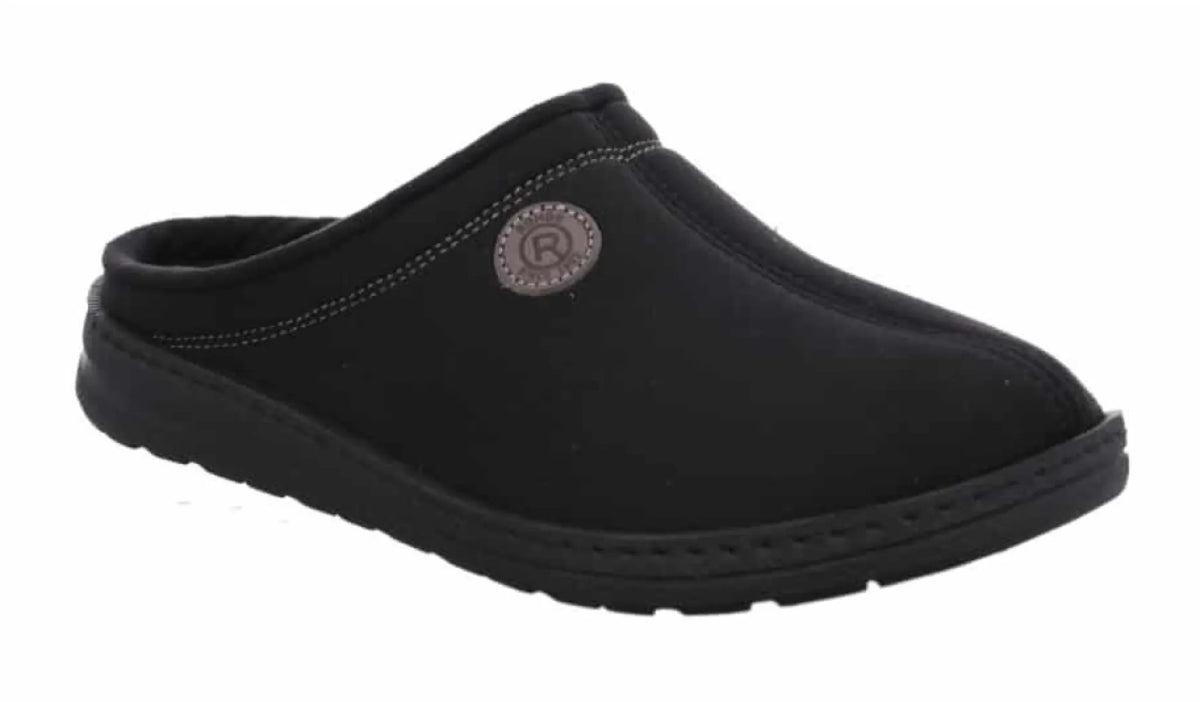 ROHDE ROHDE 7141/90 Zwart Herenpantoffel met uitneembaar voetbed