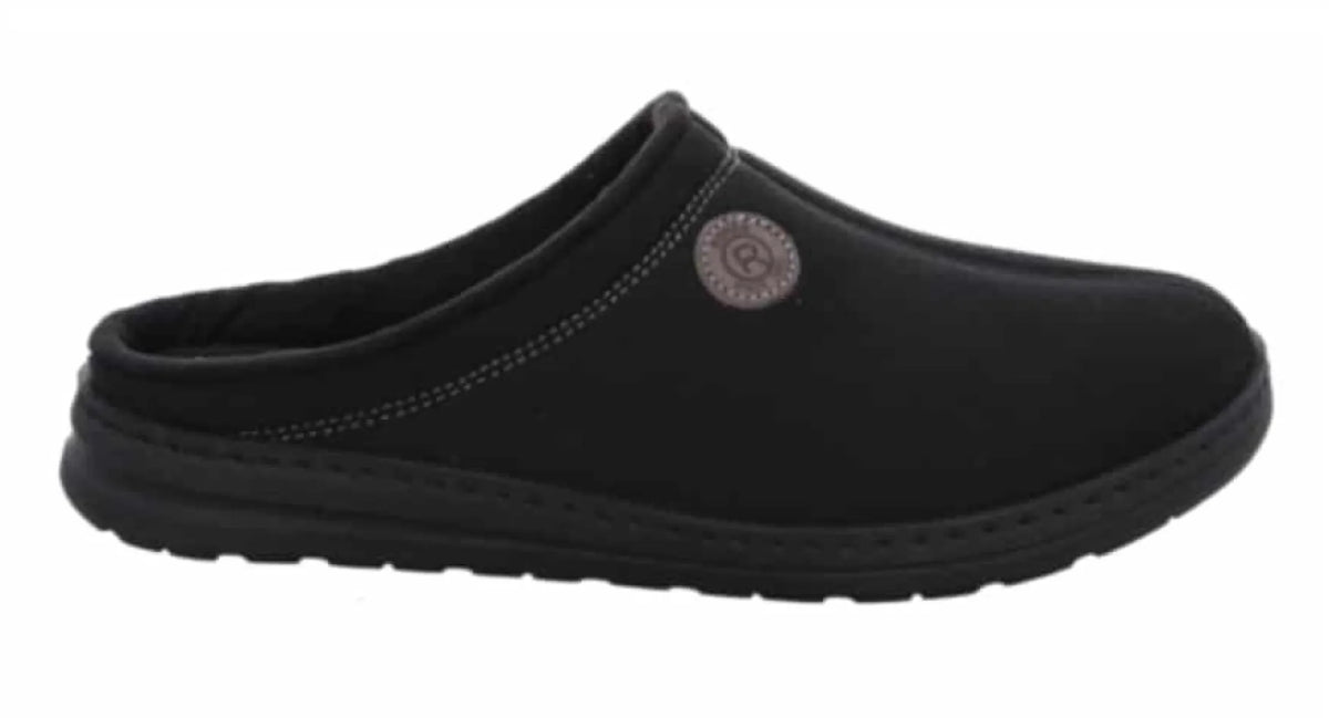 ROHDE ROHDE 7141/90 Zwart Herenpantoffel met uitneembaar voetbed