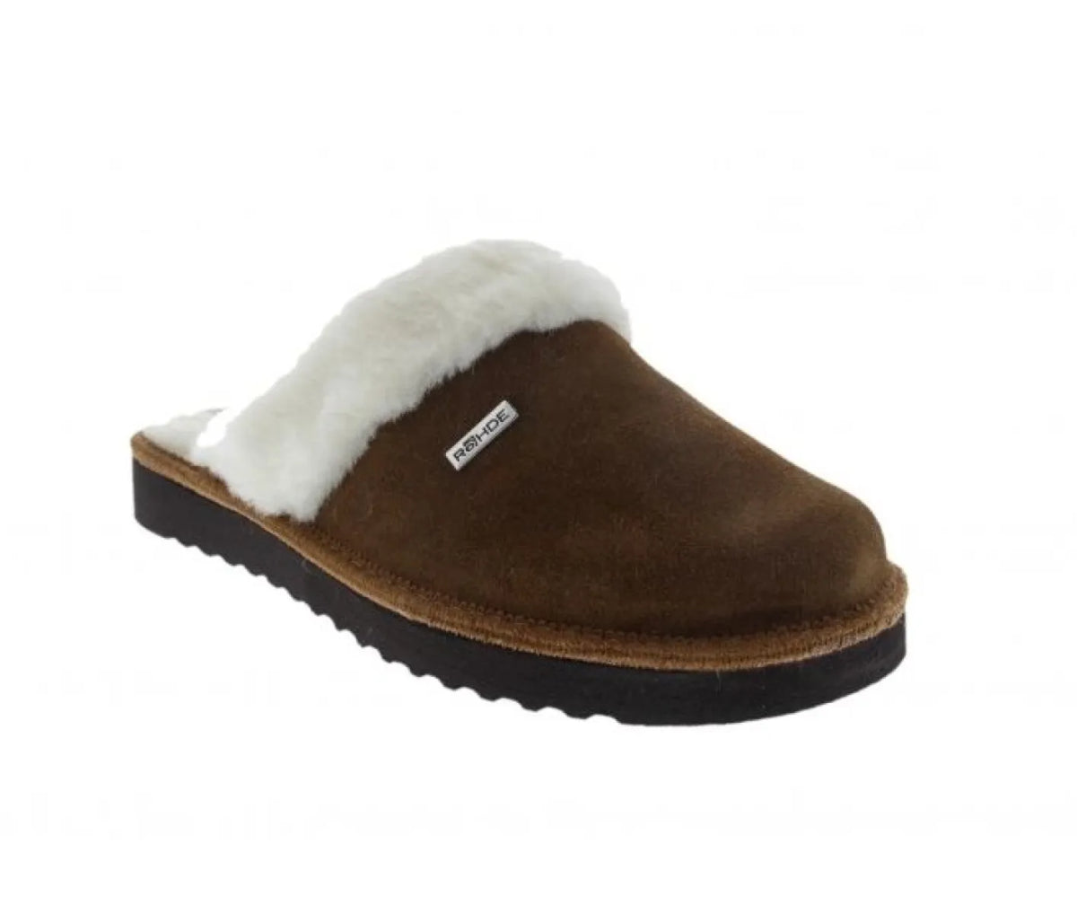 ROHDE Rohde 6770/76 Cognac suede damespantoffels