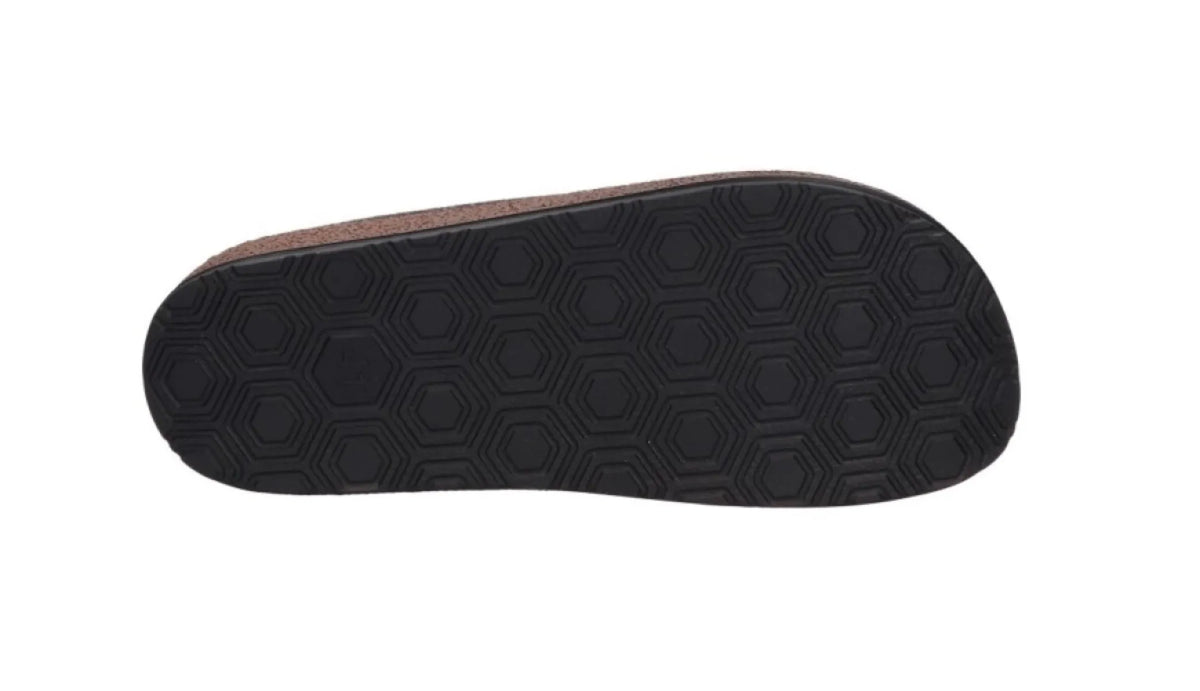 ROHDE ROHDE 6782/72 Mocca bruine herenpantoffel met uitneembaar voetbed