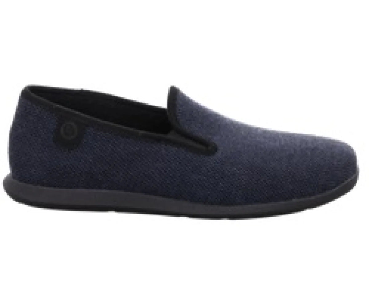 ROHDE ROHDE 6985/55 Jeansblauw herenpantoffel met uitneembaar voetbed