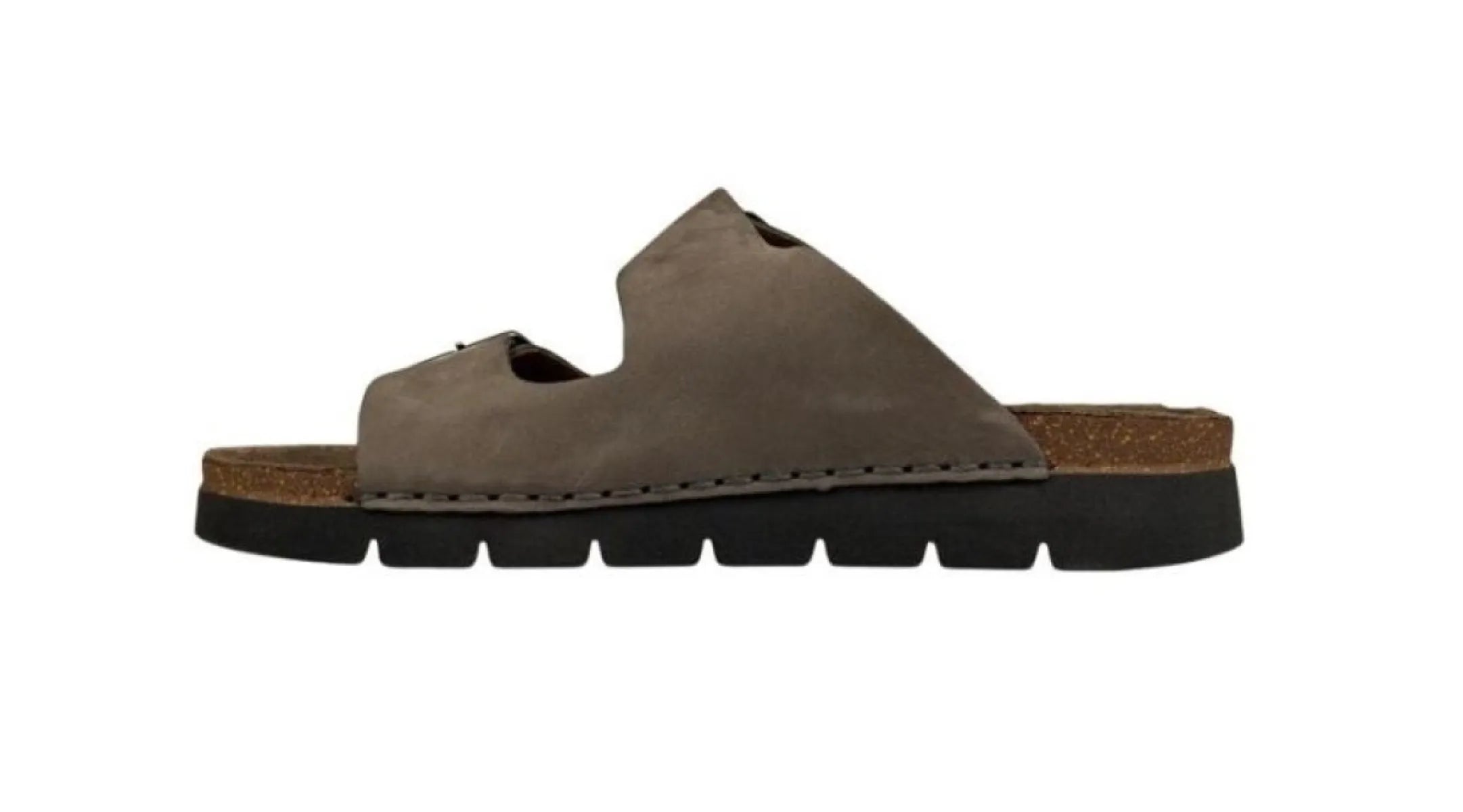 ROHDE 6703/71 espresso bruin slipper met gespsluiting
