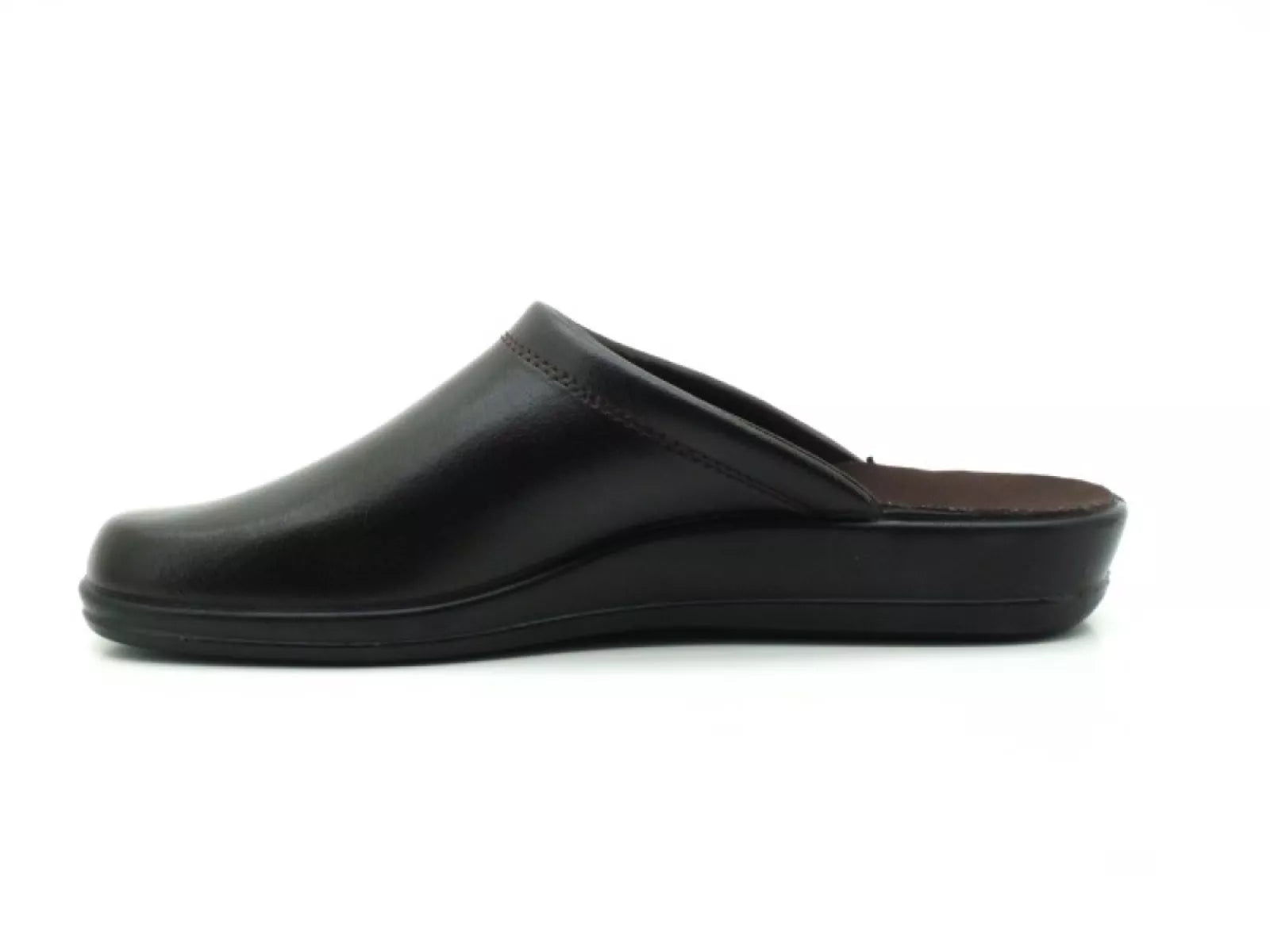 Rohde herenpantoffels 1550 bruin casual stijl thuisgebruik