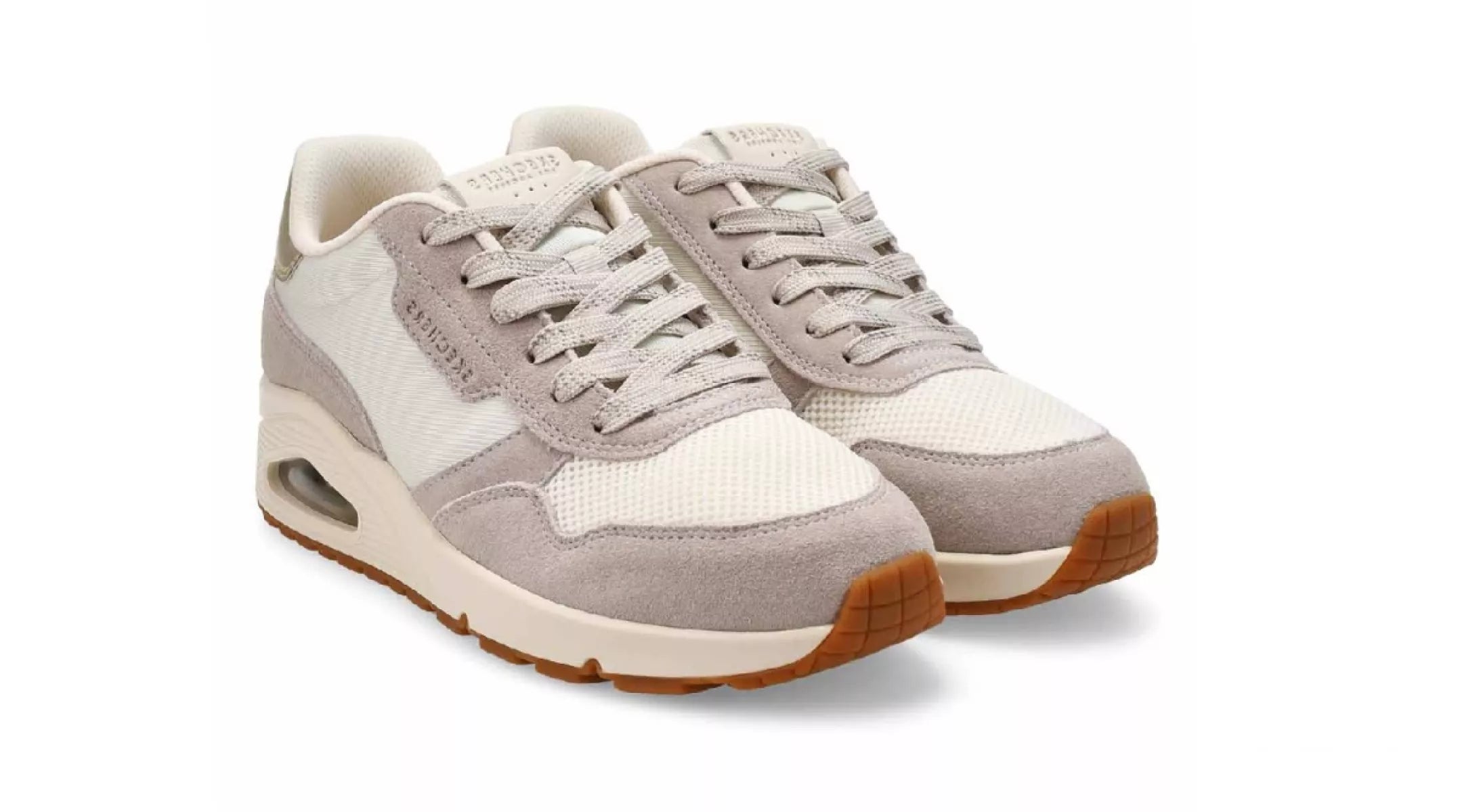 Skechers 177856 Uno Vintage Air sneakers offwhite bovenkant veter