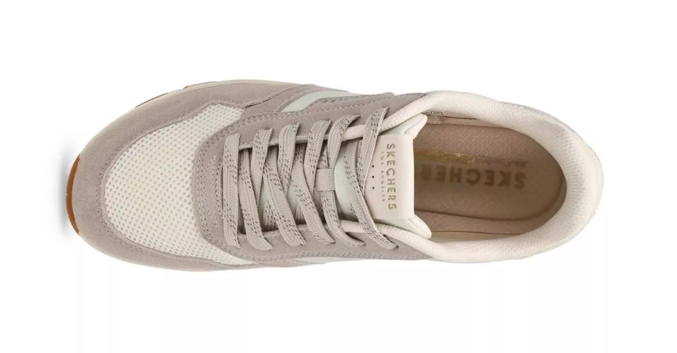 Skechers 177856 Uno Vintage Air sneakers offwhite bovenaanzicht
