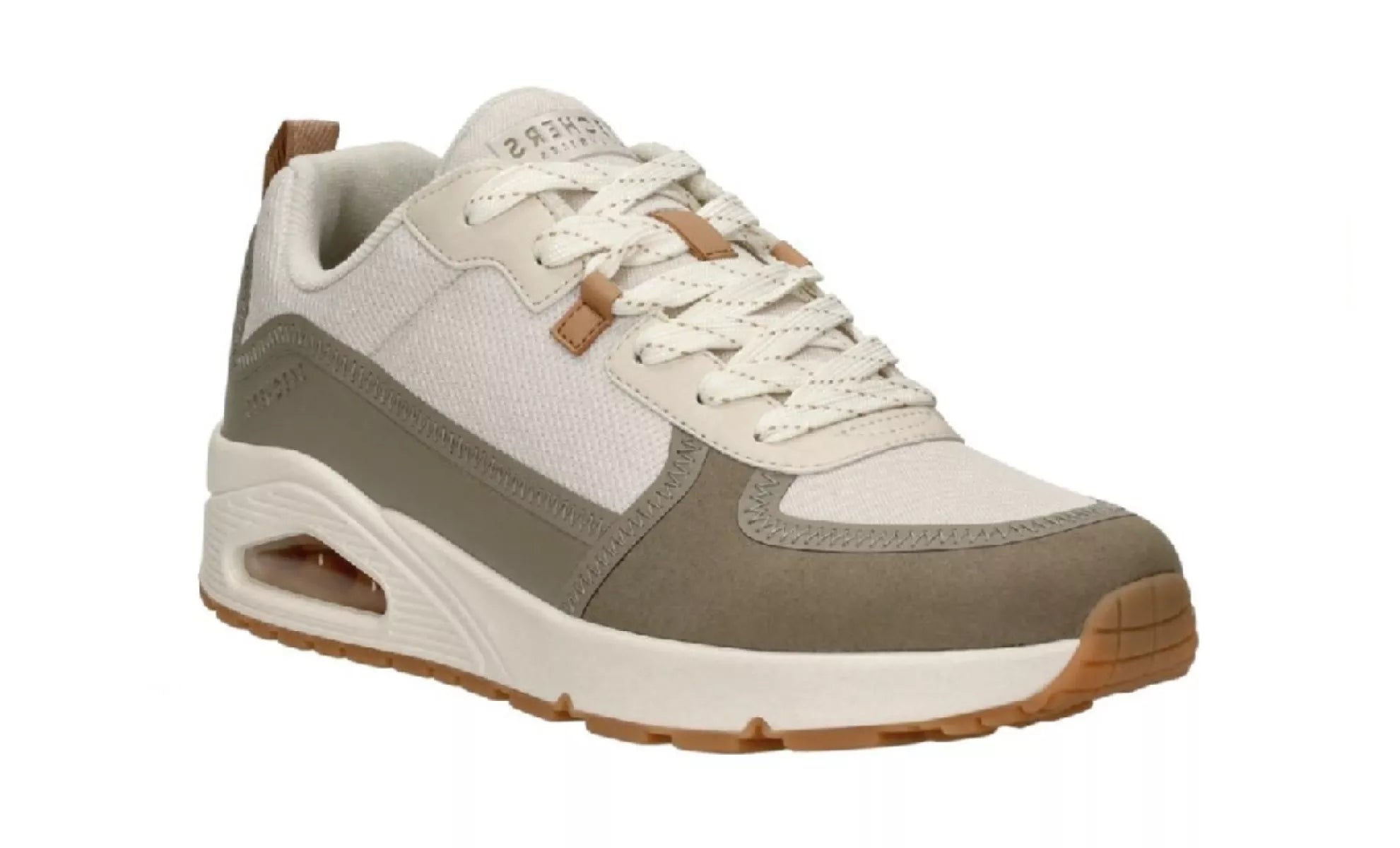Skechers Uno Layover 183010 WGY offwhite herenschoen