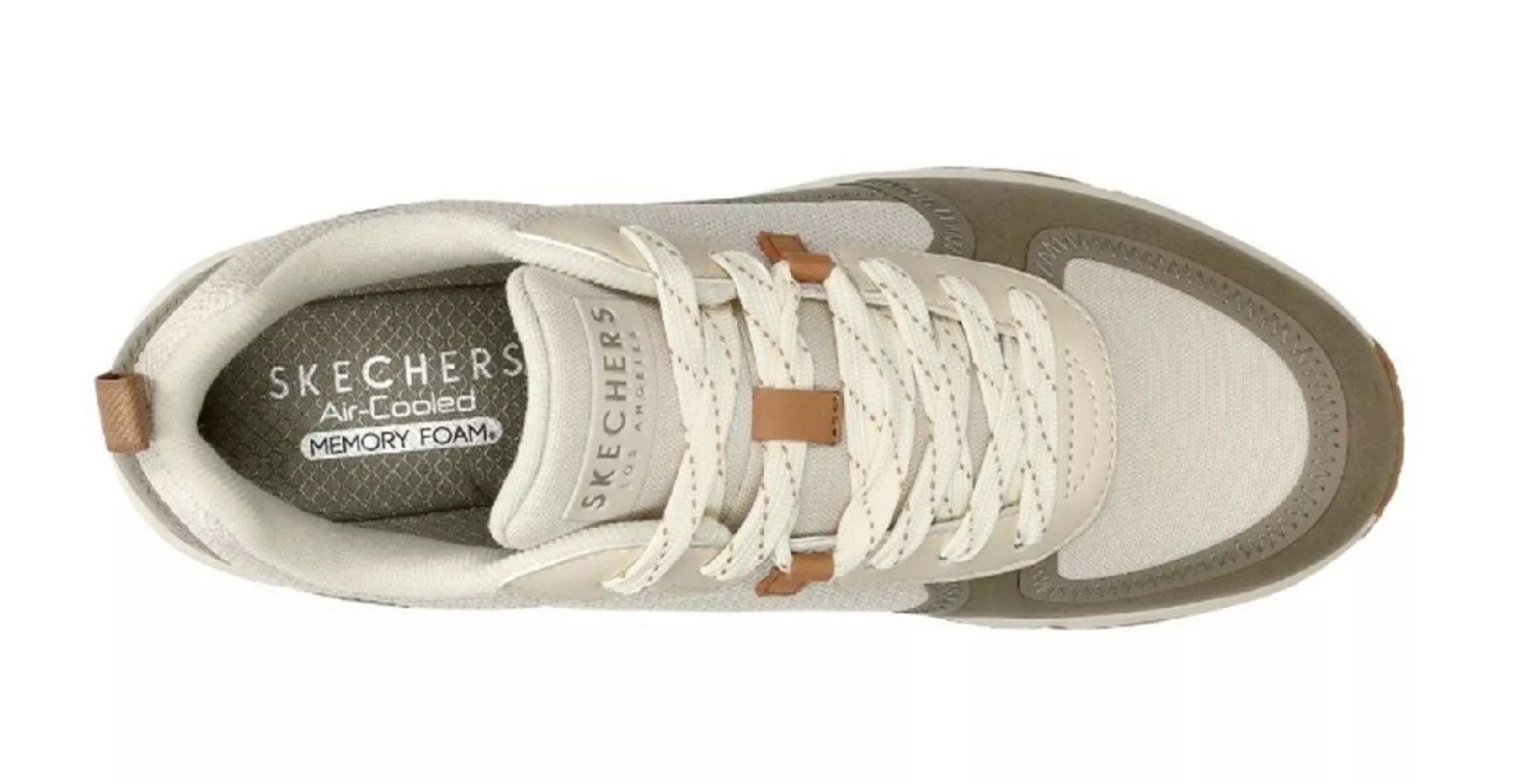 Bovenaanzicht Skechers Uno Layover veterschoen