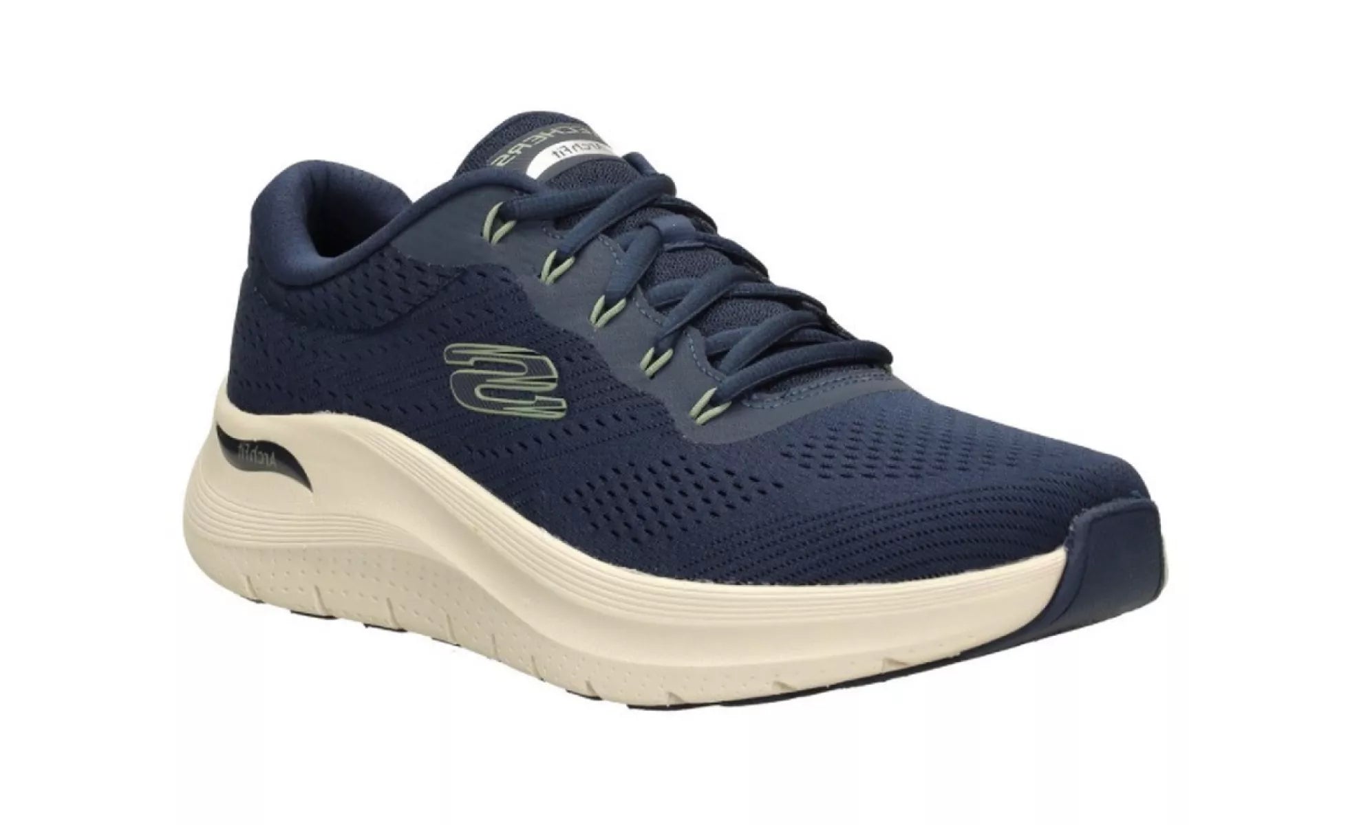 Skechers Arch Fit 232700 herenschoenen navy blauw, zijkant