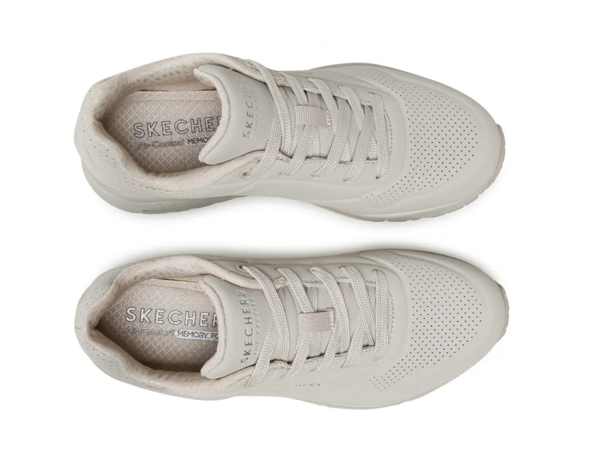 SKECHERS Skechers 73690 Uno Stand on Air Off White damesschoenen
