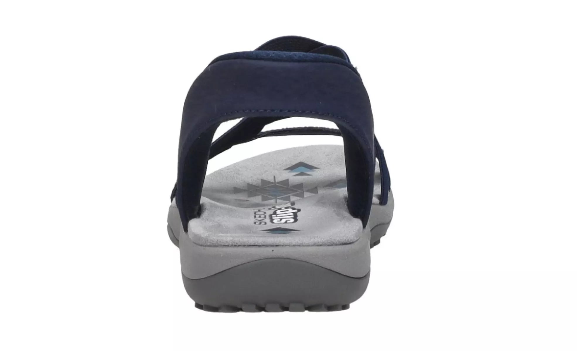 Skechers Hands Free Slip Ins sandalen blauw achterkant