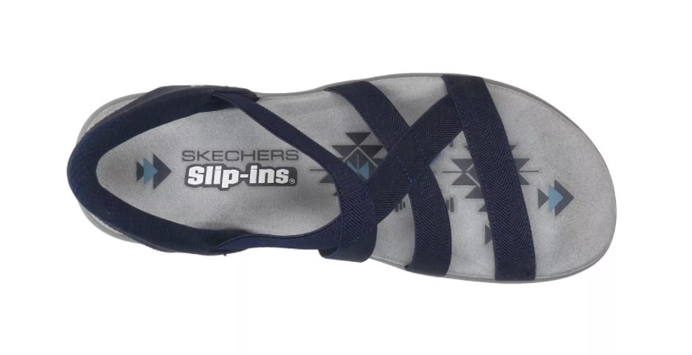 Skechers Hands Free Slip Ins sandalen Reggae Slim blauw