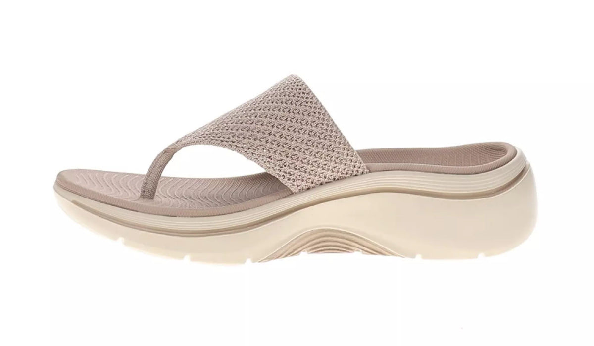 SKECHERS SKECHERS 140861 Taupe Go Walk Arch Fit slippers