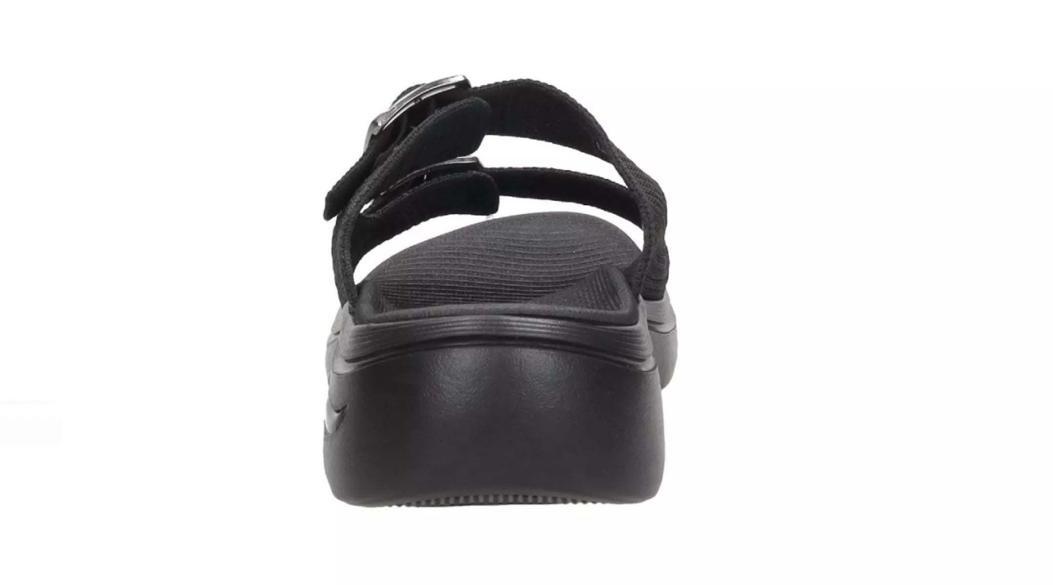 Skechers Go Walk Arch Fit slipper zwart achterkant