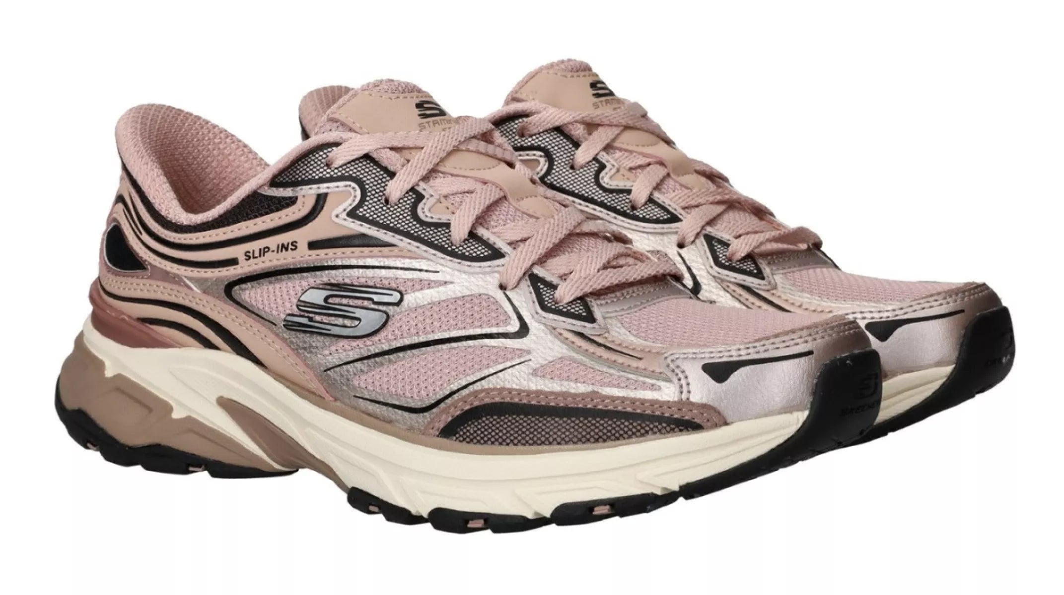 Skechers Hands Free Slip Ins Stamina Sport 150710 tijdens dragen, slip-on zichtbaar