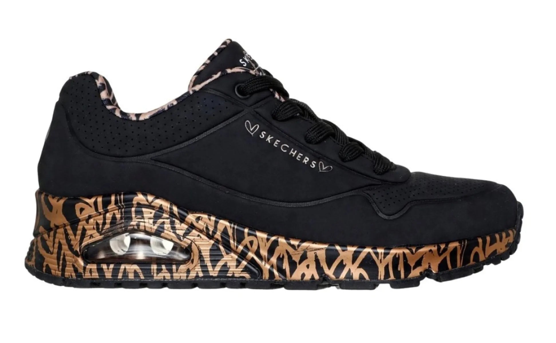 SKECHERS SKECHERS Uno Loving Love 155506 BKRG damessneakers