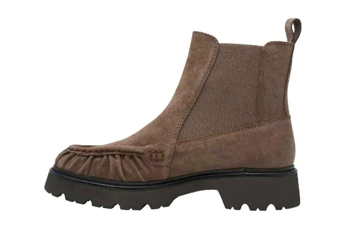 TAMARIS TAMARIS 25826-47 341 taupe suede enkellaarzen