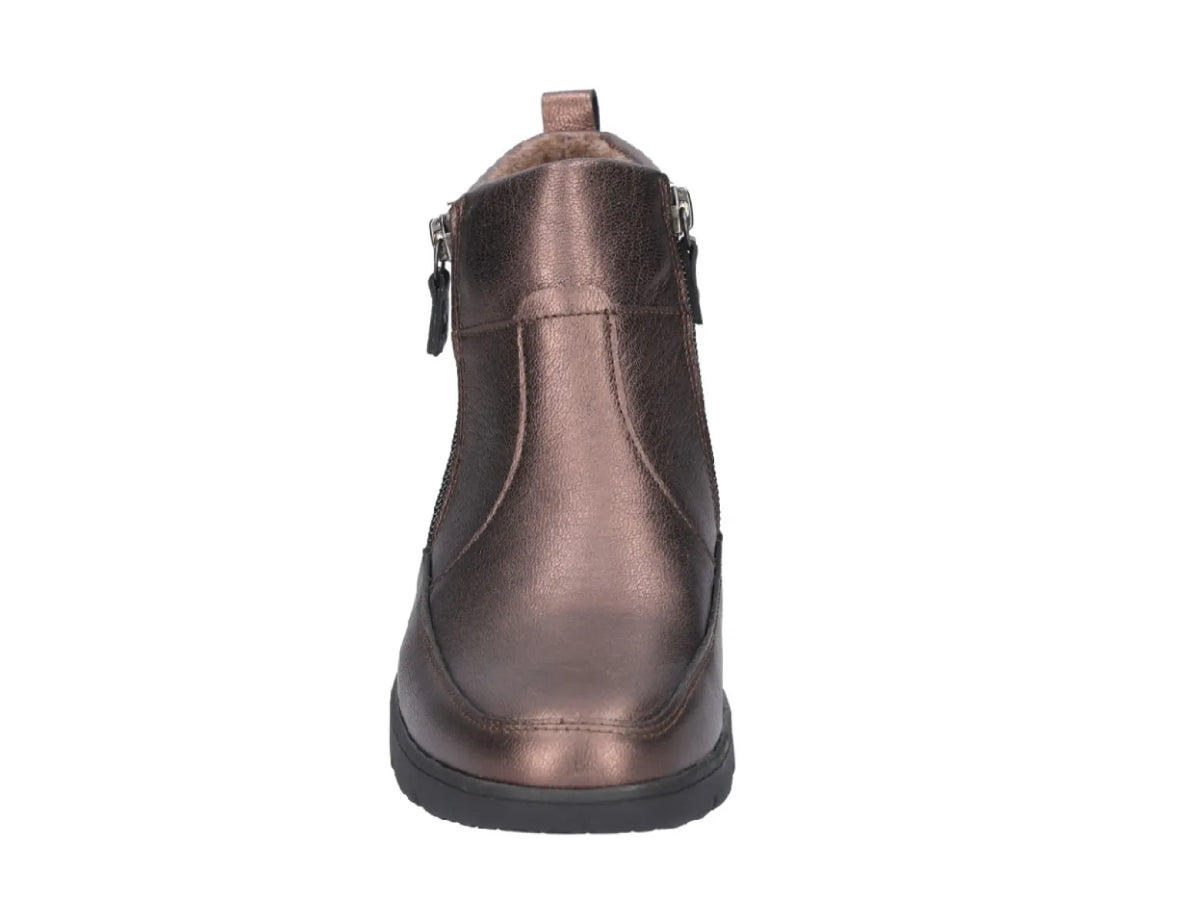 WALDLAUFER WALDLAUFER 902802 194 192 Brons leer enkellaarzen wijdte H