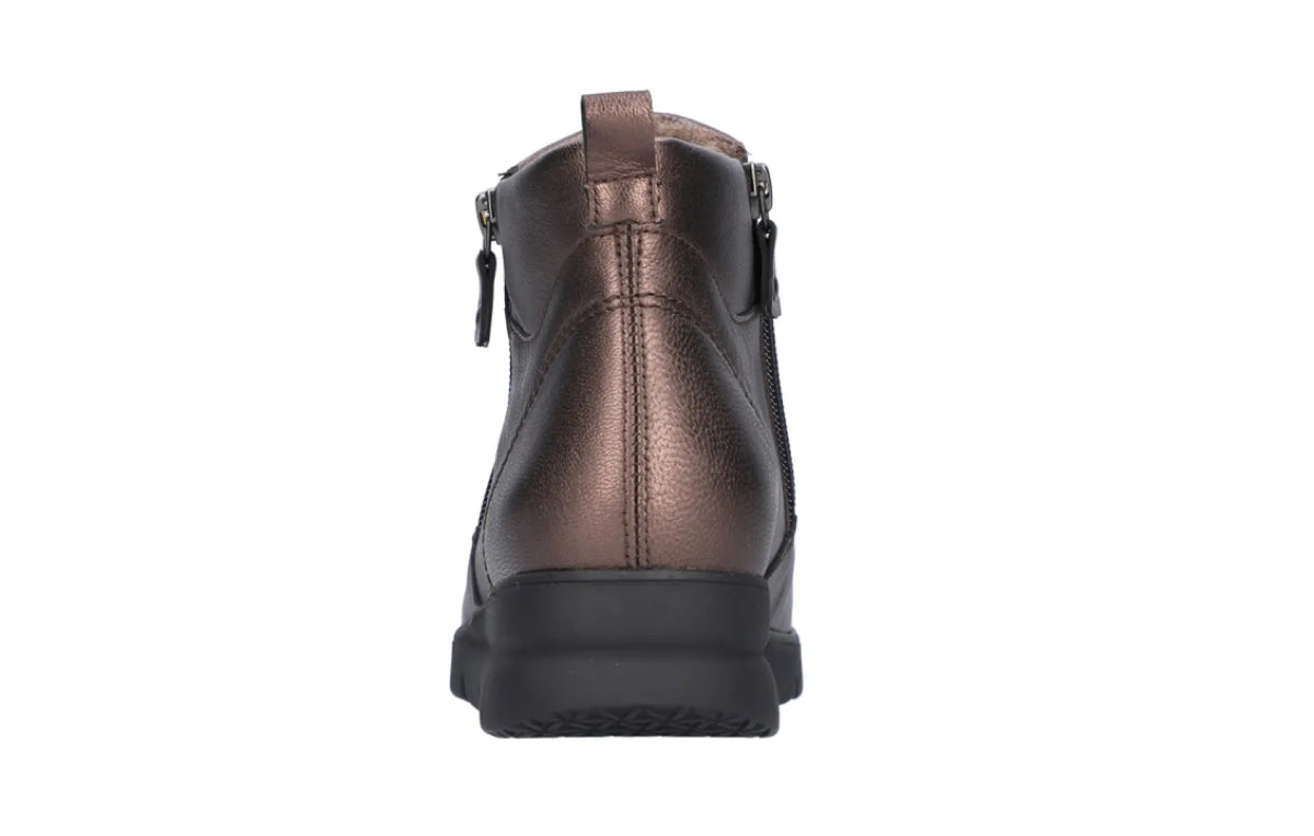 WALDLAUFER WALDLAUFER 902802 194 192 Brons leer enkellaarzen wijdte H