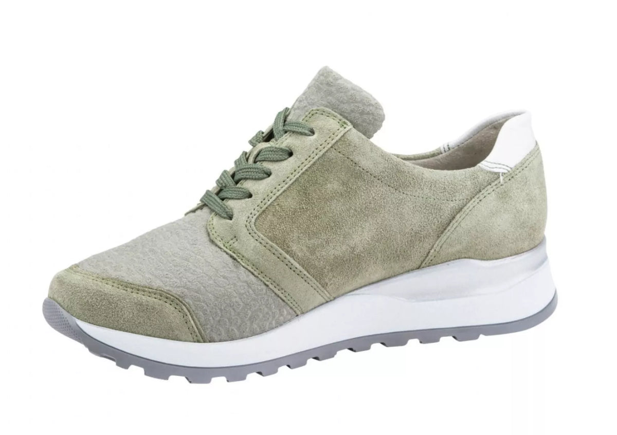 WALDLAUFER WALDLAUFER H64007 501 293 Mintgroen wijdte H damesschoenen met stretch