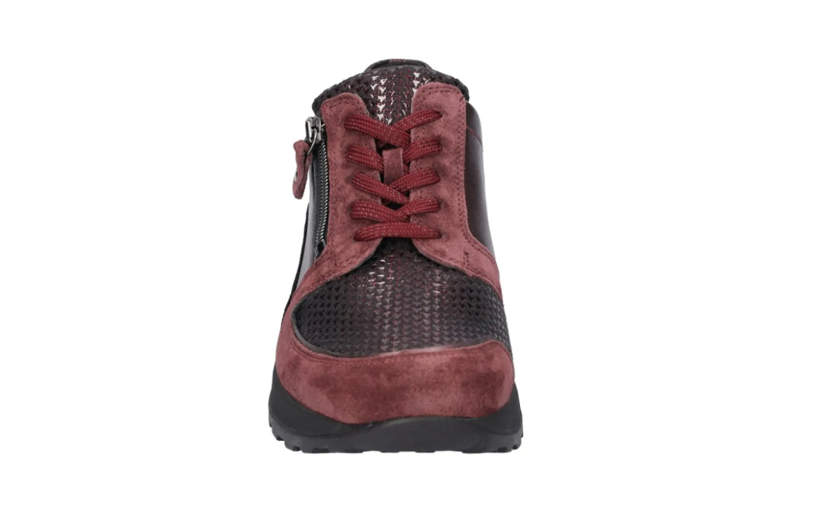 WALDLAUFER WALDLAUFER H64007 604 020 Bordo nubuck en stretchmateriaal